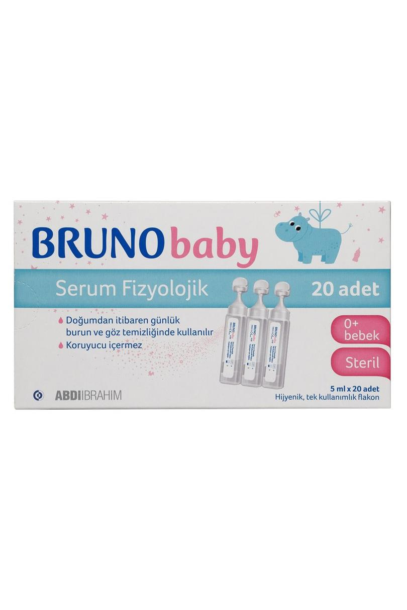 BrunoBruno Serum Fizyolojik 5 ml x 20 FlakonBruno Serum Fizyolojik 5 ml x 20 Flakon Fiyatı ve Özellikleri | Mutlufiyatlar