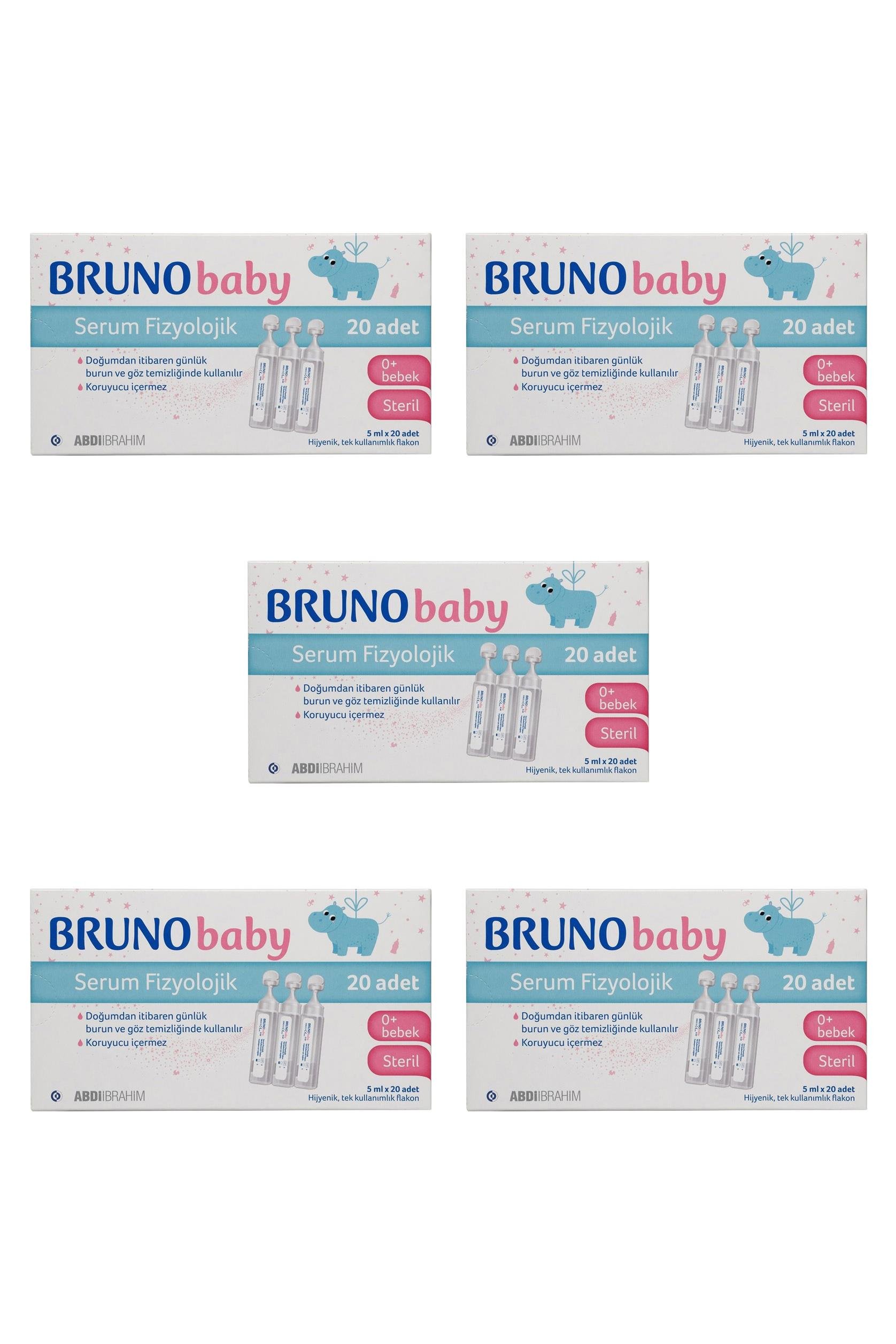 BrunoBruno Serum Fizyolojik 5 ml x 20 Flakon 5'liBruno Serum Fizyolojik 5 ml x 20 Flakon Fiyatı ve Özellikleri | Mutlufiyatlar
