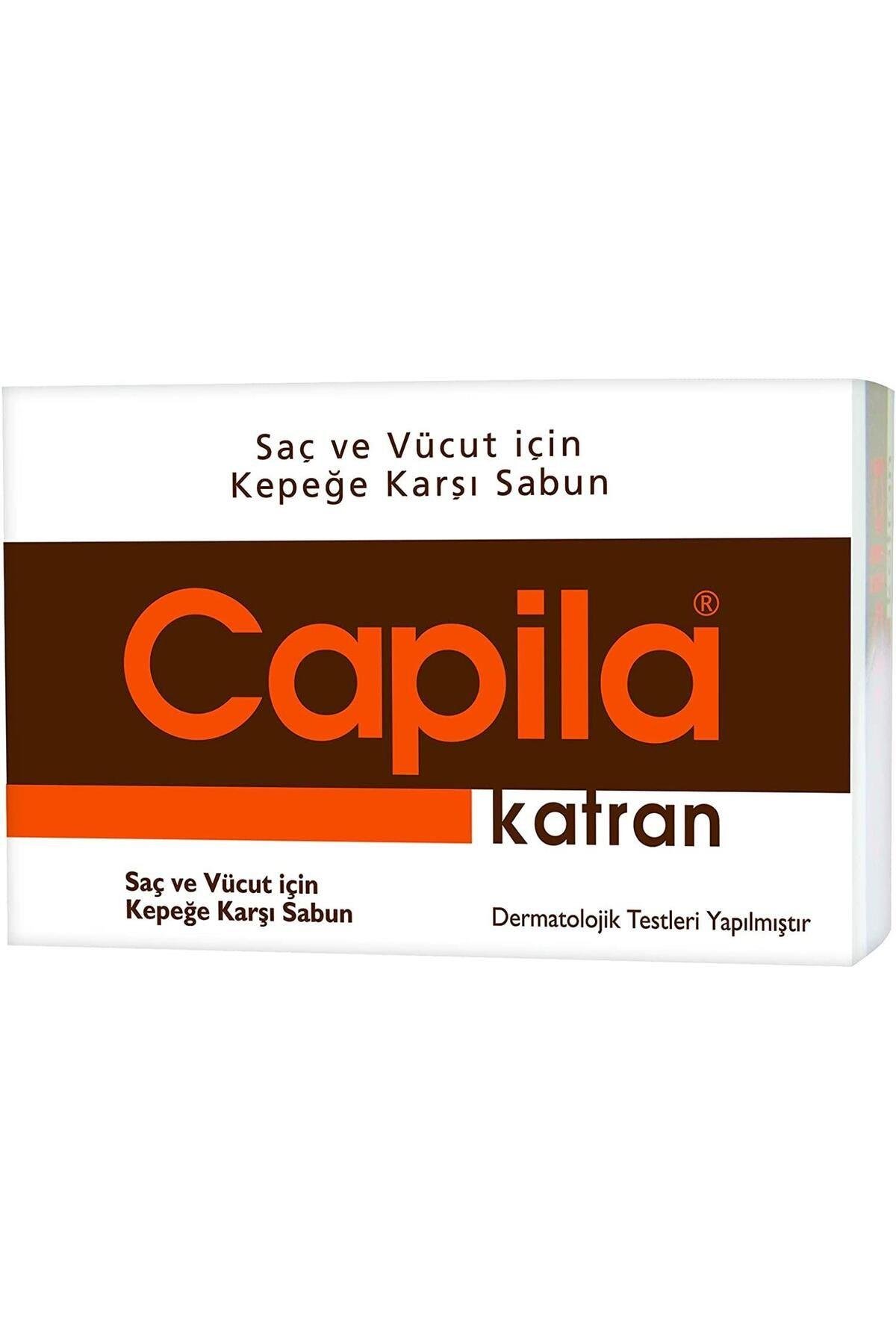 CapilaSaç Ve Vücut Için Kepeğe Karşı Katran Sabun 90 gr