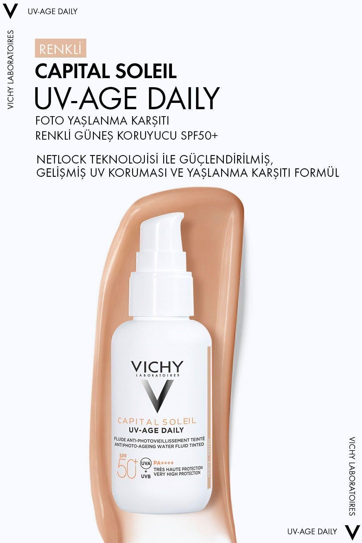 Capital Soleil Foto Yaşlanma Karşıtı Hafif Dokulu Renkli Güneş Koruyucu 40 ml Spf 50