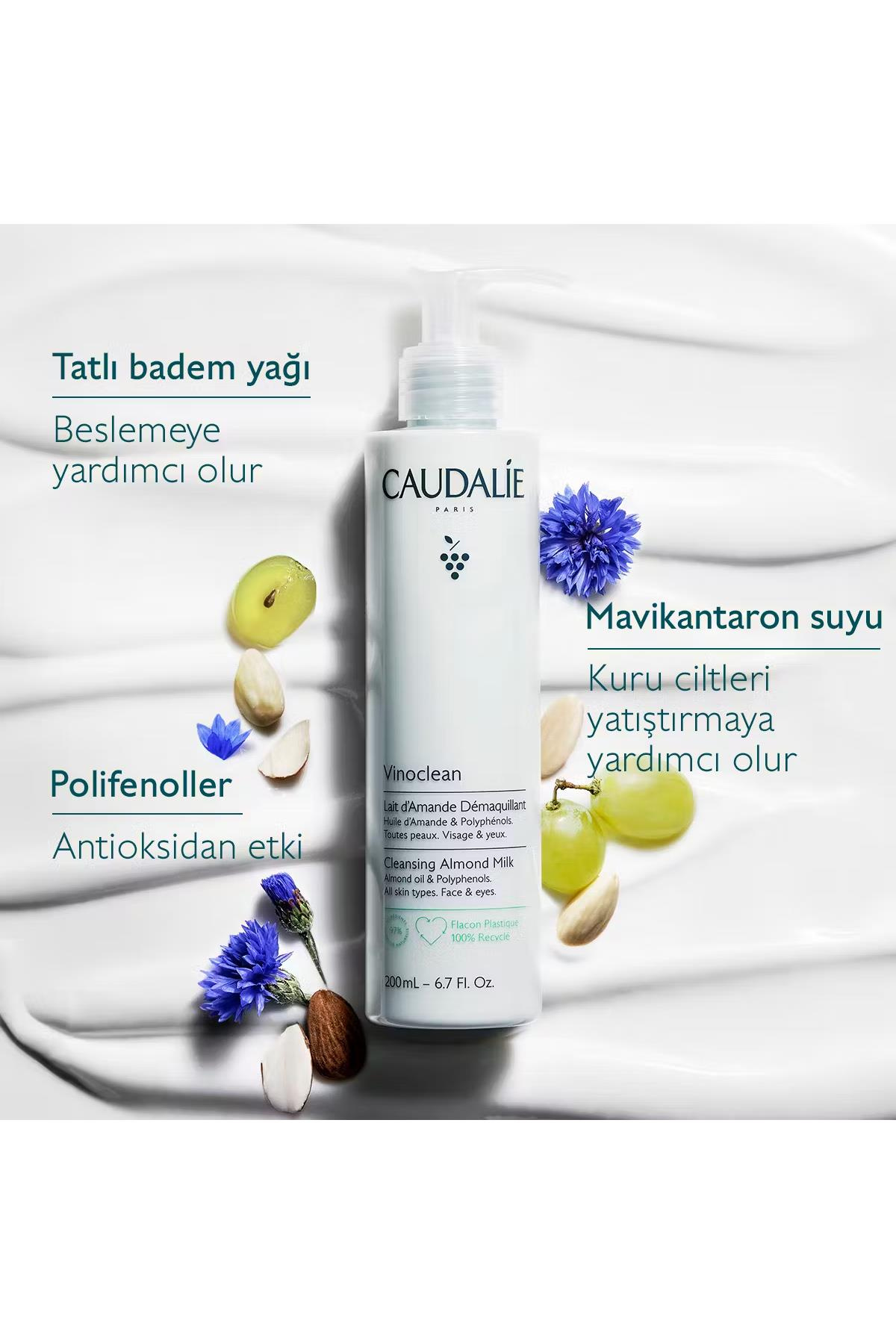 CaudalieCaudalie Vinoclean Badem Yağlı Temizleme Sütü 100 mlCaudalie Vinoclean Temizleme Sütü 100ml | Badem Yağlı Yüz Temizleyici