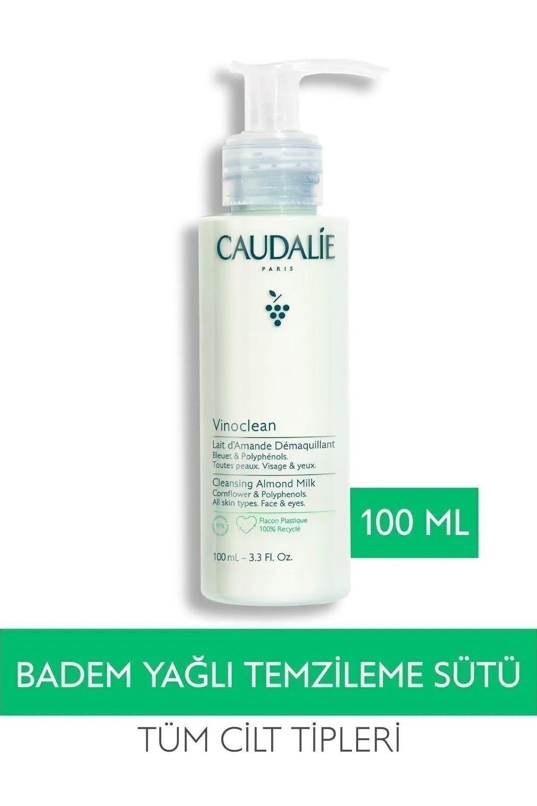 CaudalieCaudalie Vinoclean Badem Yağlı Temizleme Sütü 100 mlCaudalie Vinoclean Temizleme Sütü 100ml | Badem Yağlı Yüz Temizleyici