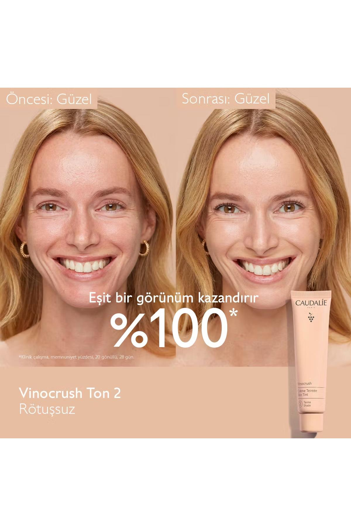 CaudalieCaudalie Vinocrush Skin Tint Ton 2Caudalie Vinocrush Skin Tint Ton 2 | Renk Eşitleyici Hafif Cilt Tonu