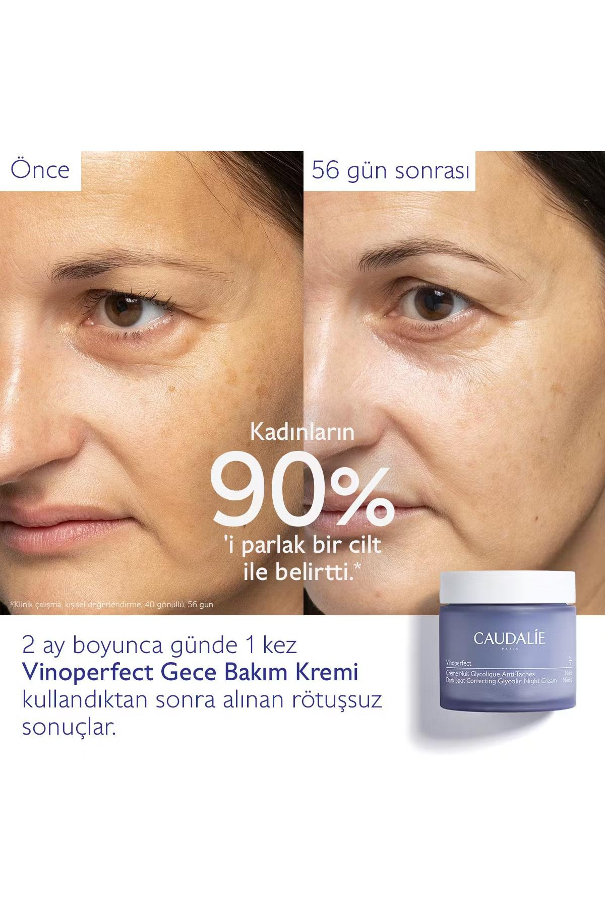 CaudalieCaudalie Vinoperfect Glikolik Gece Kremi 50 mlVinoperfect Gece Kremi 50ml | Glikolik Asitli Leke Karşıtı Gece Bakımı