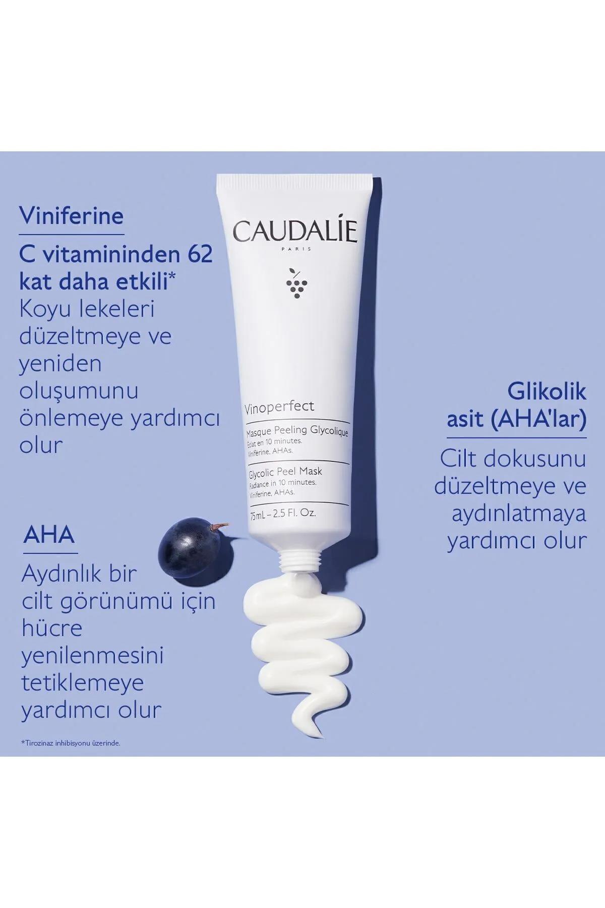 CaudalieCaudalie Vinoperfect Glikolik Maske 75 mlCaudalie Vinoperfect Glikolik Maske 75ml | Cilt Tonunu Eşitler