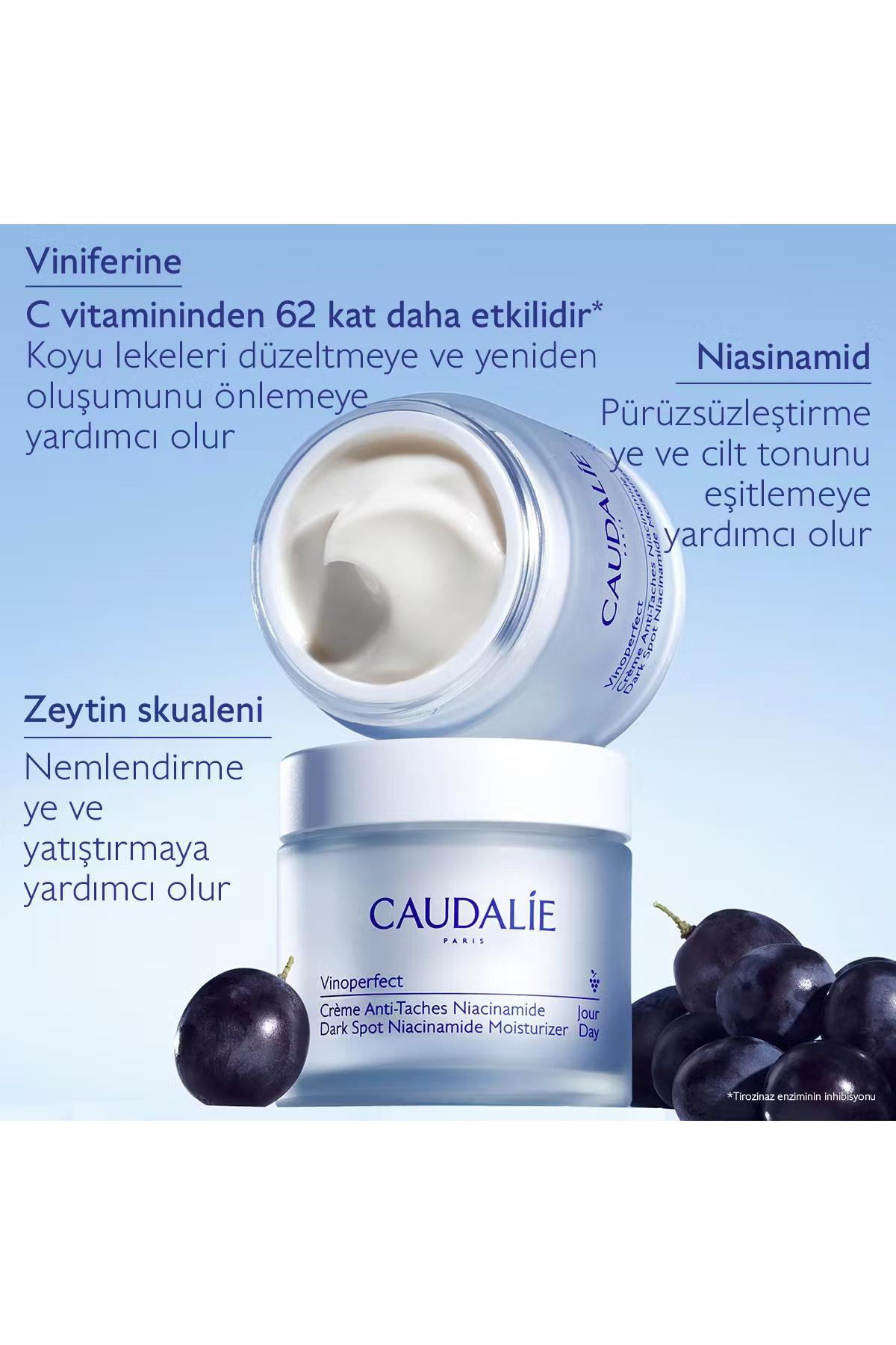 CaudalieCaudalie Vinoperfect Niasinamid Bakım Kremi 50 mlCaudalie Vinoperfect Niasinamid Krem 50ml | Leke Karşıtı Etki