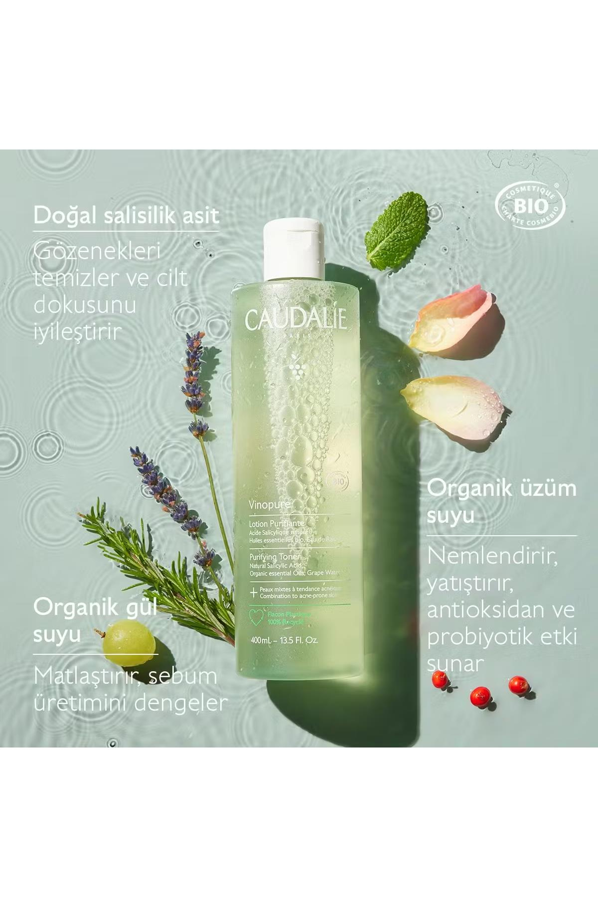 CaudalieCaudalie Vinopure Akne Karşıtı Arındırıcı Tonik 400 mlCaudalie Vinopure Purifying Toner 400 ml Fiyatı ve Özellikleri | Mutlufiyatlar