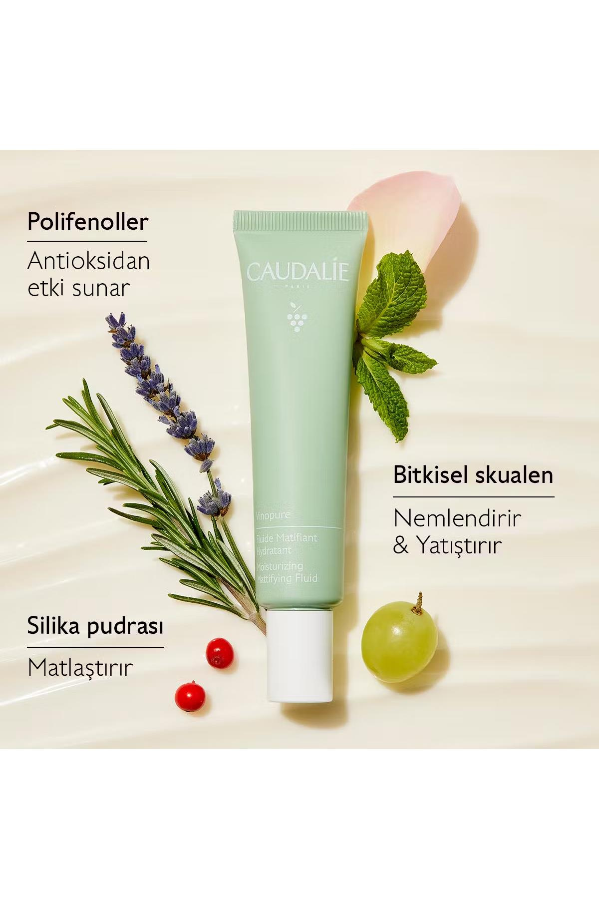 CaudalieCaudalie Vinopure Matlaştırıcı Fluid Krem 40 mlCaudalie Vinopure Matlaştırıcı Krem 40ml | Yağ Kontrolü Sağlar