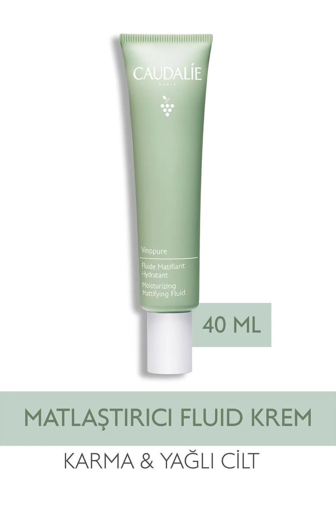 CaudalieCaudalie Vinopure Matlaştırıcı Fluid Krem 40 mlCaudalie Vinopure Matlaştırıcı Krem 40ml | Yağ Kontrolü Sağlar