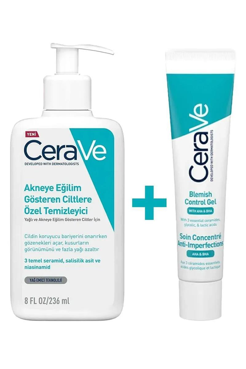 CeraveCerave Yağlı Ve Akneli Ciltlere Özel Temizleyici Jel 236 ml Bakım Jeli 40 mlCerave Yağlı Ve Akneli Ciltlere Özel Temizleyici Jel 236 ml Bakım Jeli 40 ml | Hızlı Kargo & Orijinal Ürün