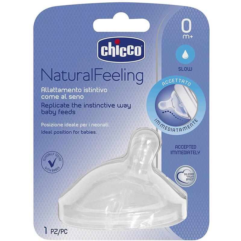 ChiccoChicco Natural Feeling Biberon Emziği 0 Ay+ TekliChicco Natural Feeling Biberon Emziği 0 Ay+ Tekli Fiyatı ve Özellikleri