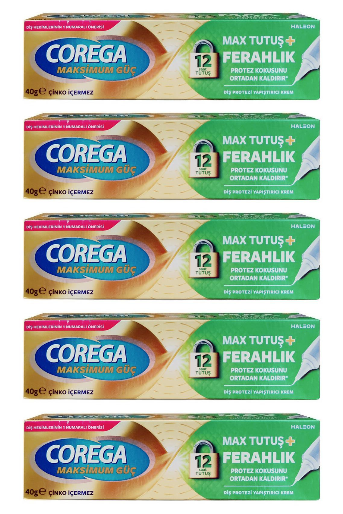 CoregaCorega Maksimum Güç Tutuş Ferahlığı 40 gr 5'liCorega Maksimum Güç Tutuş Ferahlığı 40 gr Fiyatı ve Özellikleri | Mutlufiyatlar