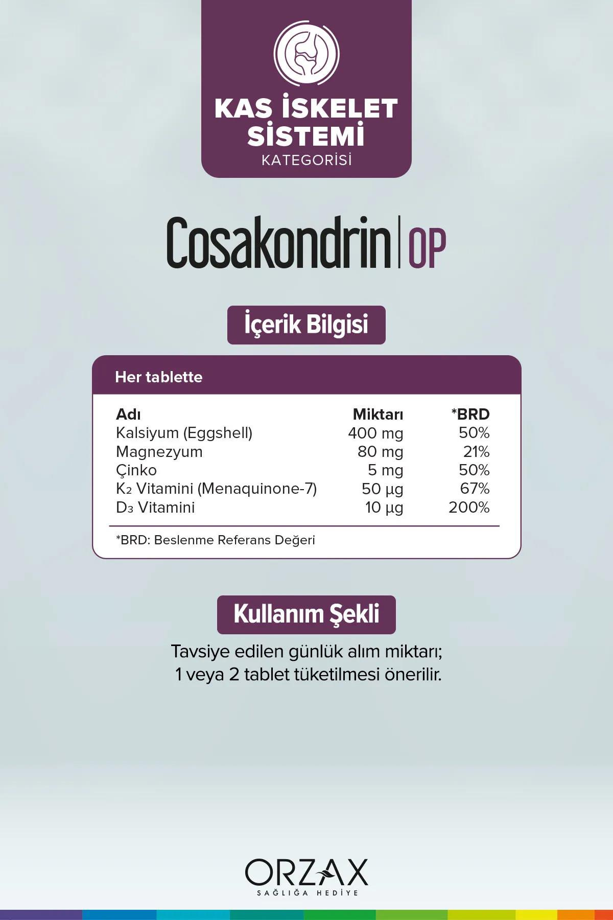 CosakondrinCosakondrin Op 30 KapsülCosakondrin OP 30 Kapsül | Eklem ve Kıkırdak Desteği