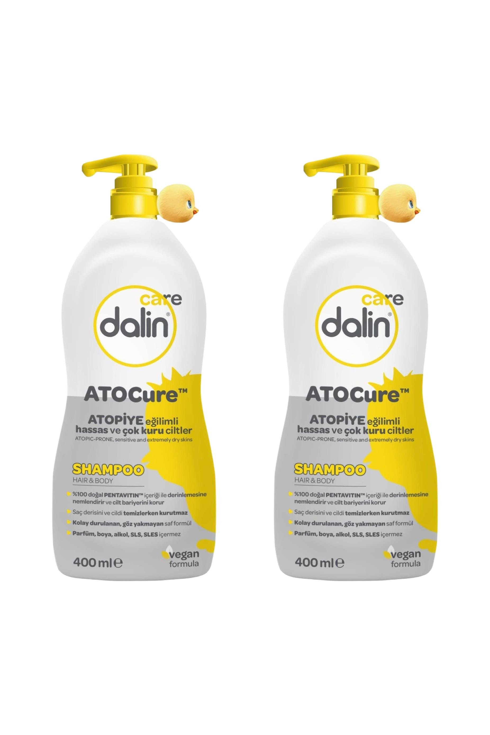 DalinDalin Atocure Şampuan Atopiye Eğilimli, Hassas ve Çok Kuru Ciltler İçin 400 ml 2'liDalin Atocure Şampuan 400 ml Fiyatı ve Özellikleri | Mutlufiyatlar
