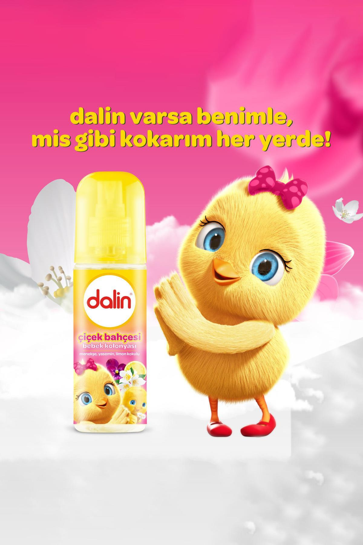 DalinDalin Bebek Kolonyası Çiçek Bahçesi 100 ml 5'liDalin Bebek Kolonyası Çiçek Bahçesi 100 ml Fiyatı ve Özellikleri | Mutlufiyatlar