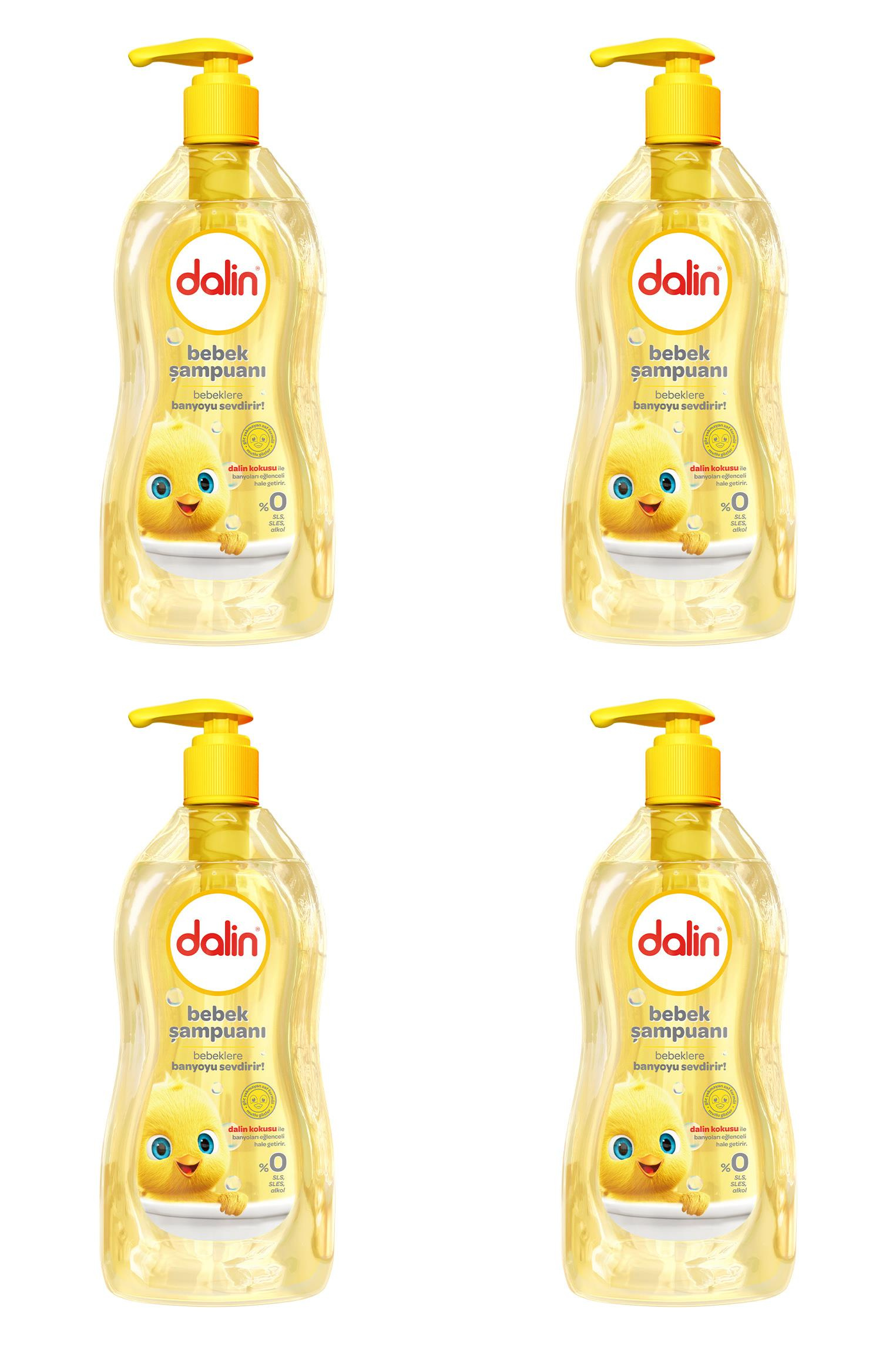 DalinDalin Bebek Şampuanı 400 ml 4'lüDalin Klasik Şampuan 400 ml | Hassas Bebek Cildine Uygun
