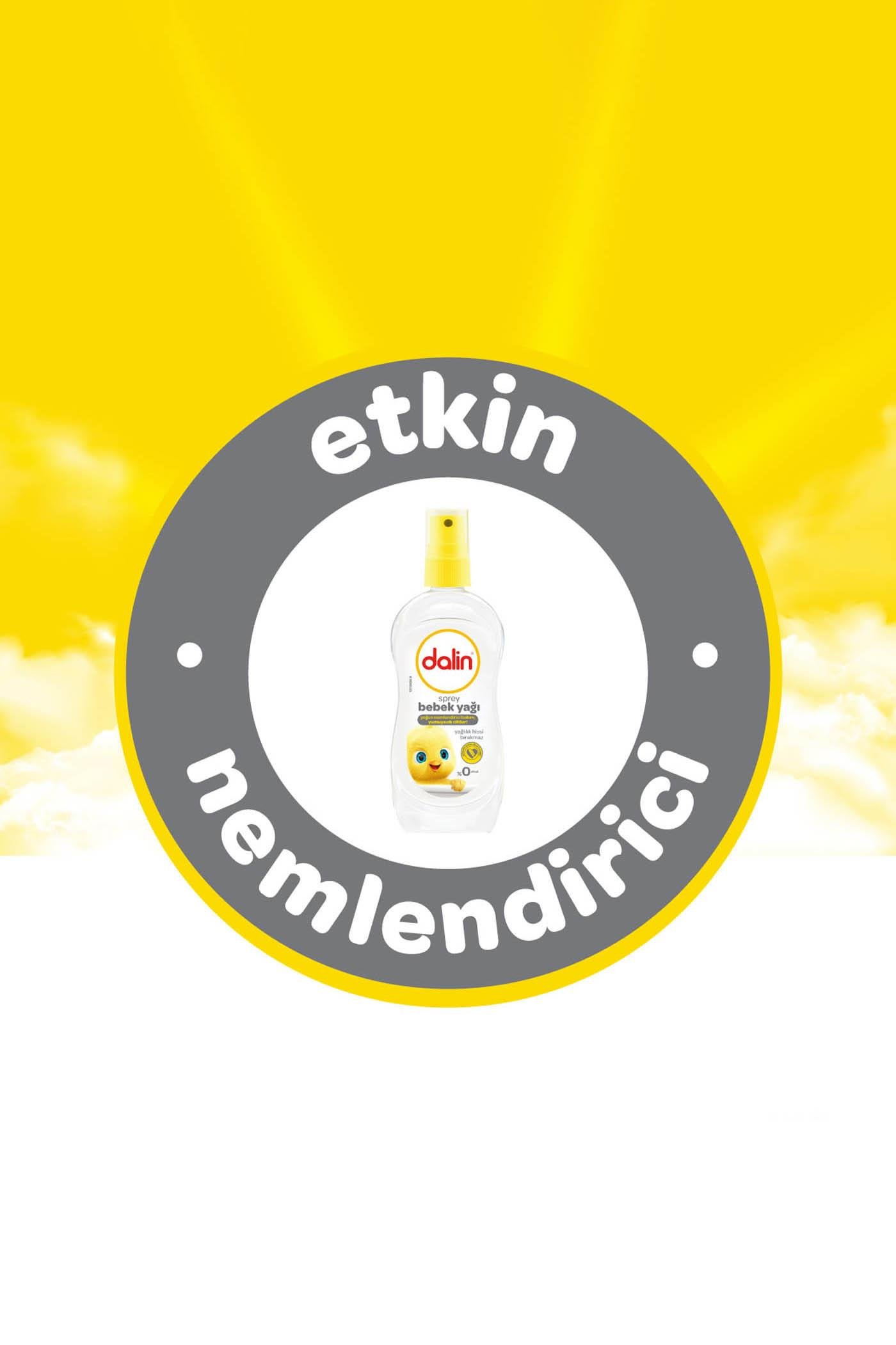 DalinDalin Bebek Yağı Sprey 200 mlDalin Bebek Yağı Sprey 200 ml Fiyatı ve Özellikleri | Mutlufiyatlar