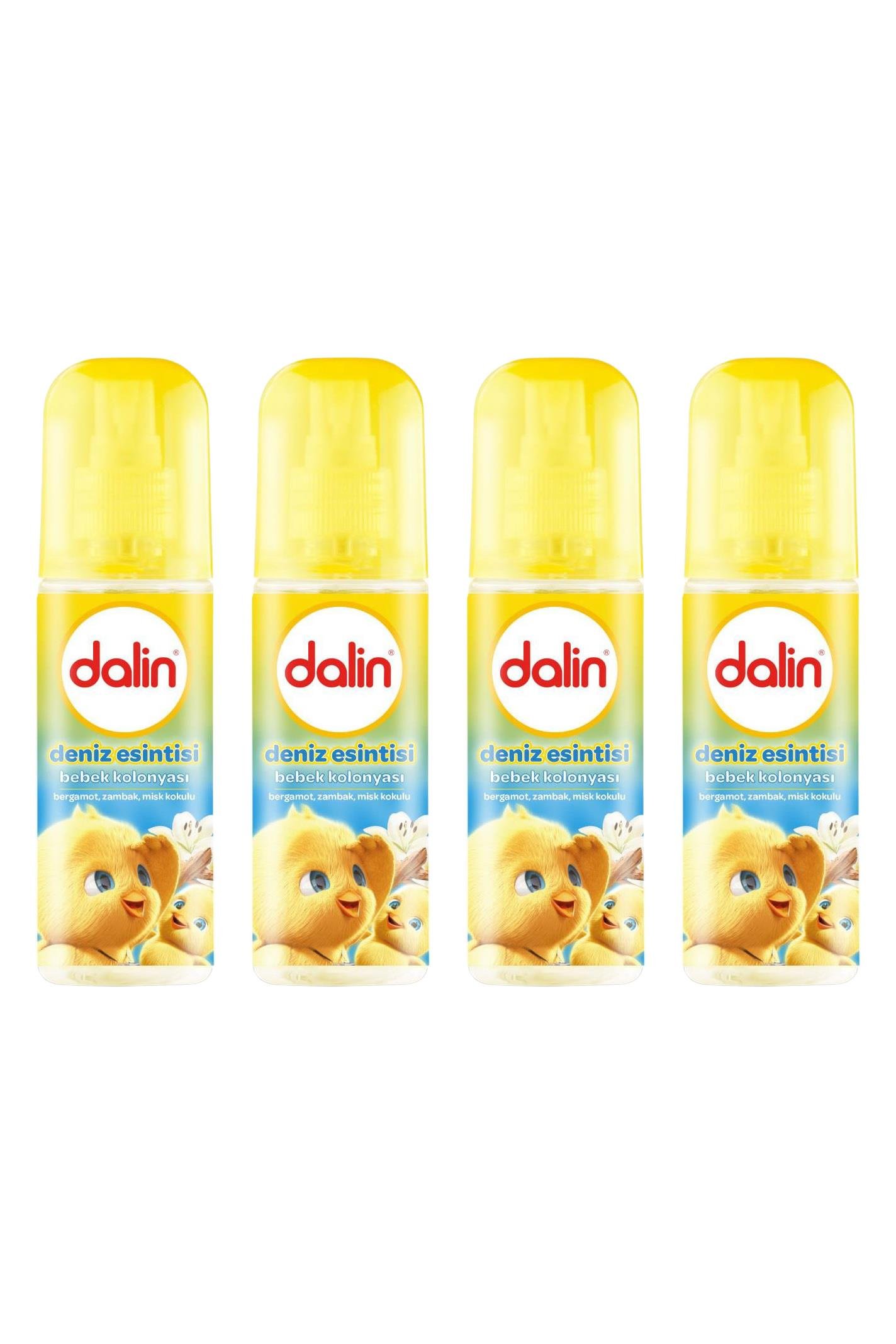 DalinDalin Deniz Esintisi Bebek Kolonyası 100 ml 4'lüDalin Deniz Esintisi Bebek Kolonyası 100 ml | Hızlı Kargo & Güvenli Alışveriş