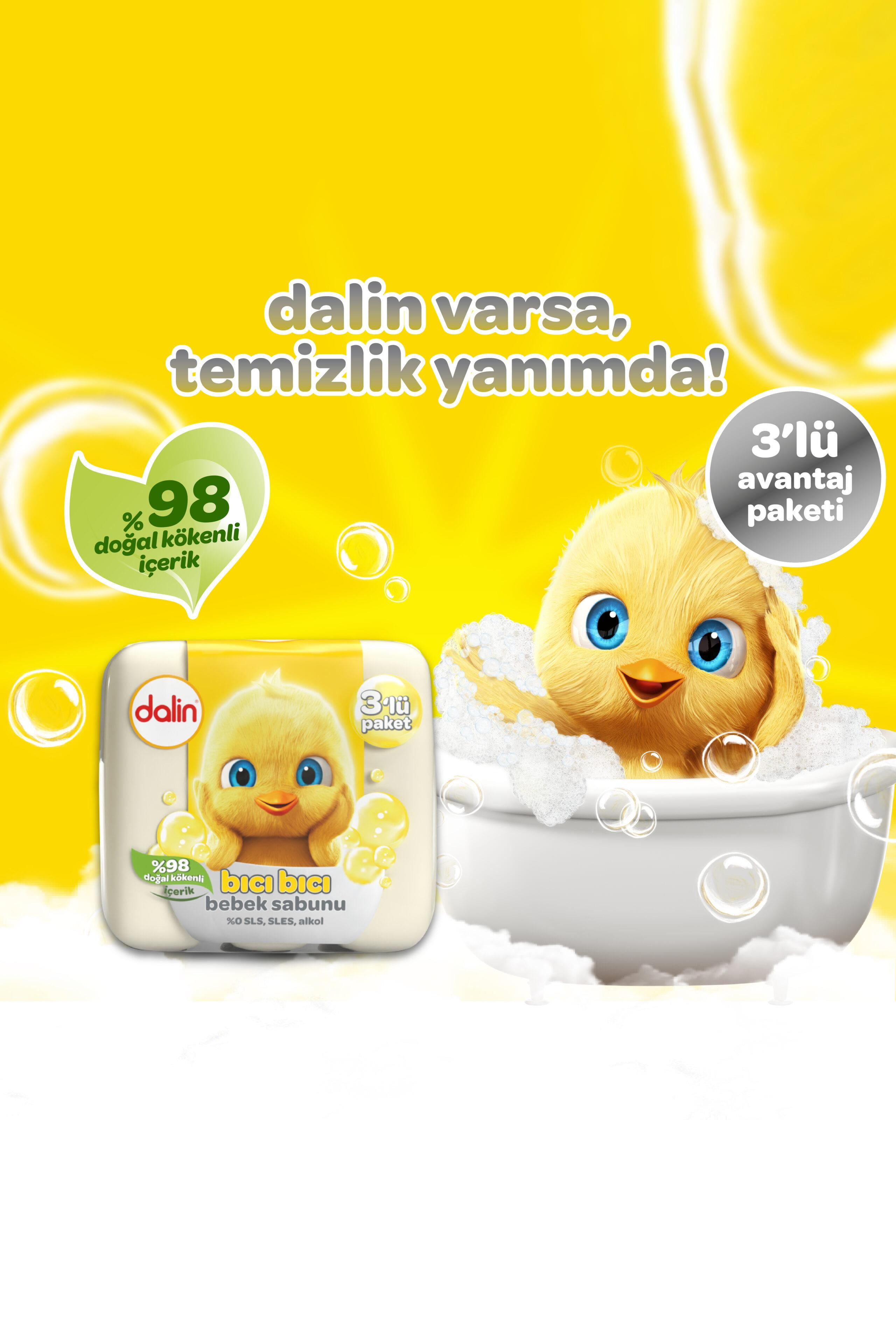 DalinDalin Klasik Sabun 3 x 75 grDalin Klasik Sabun 3x75 gr | Bebeklere Özel Hassas Temizlik