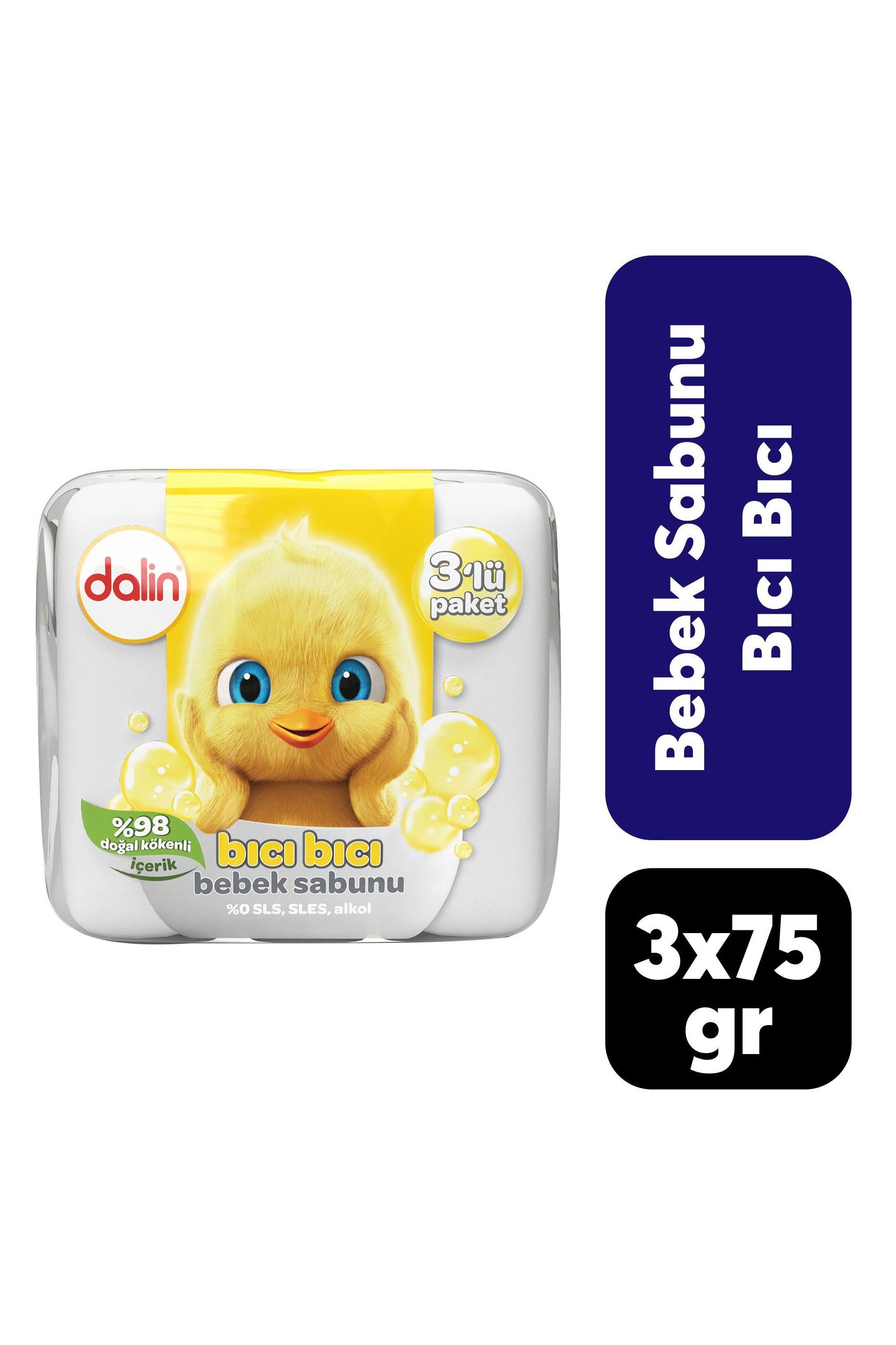 DalinDalin Klasik Sabun 3 x 75 grDalin Klasik Sabun 3x75 gr | Bebeklere Özel Hassas Temizlik