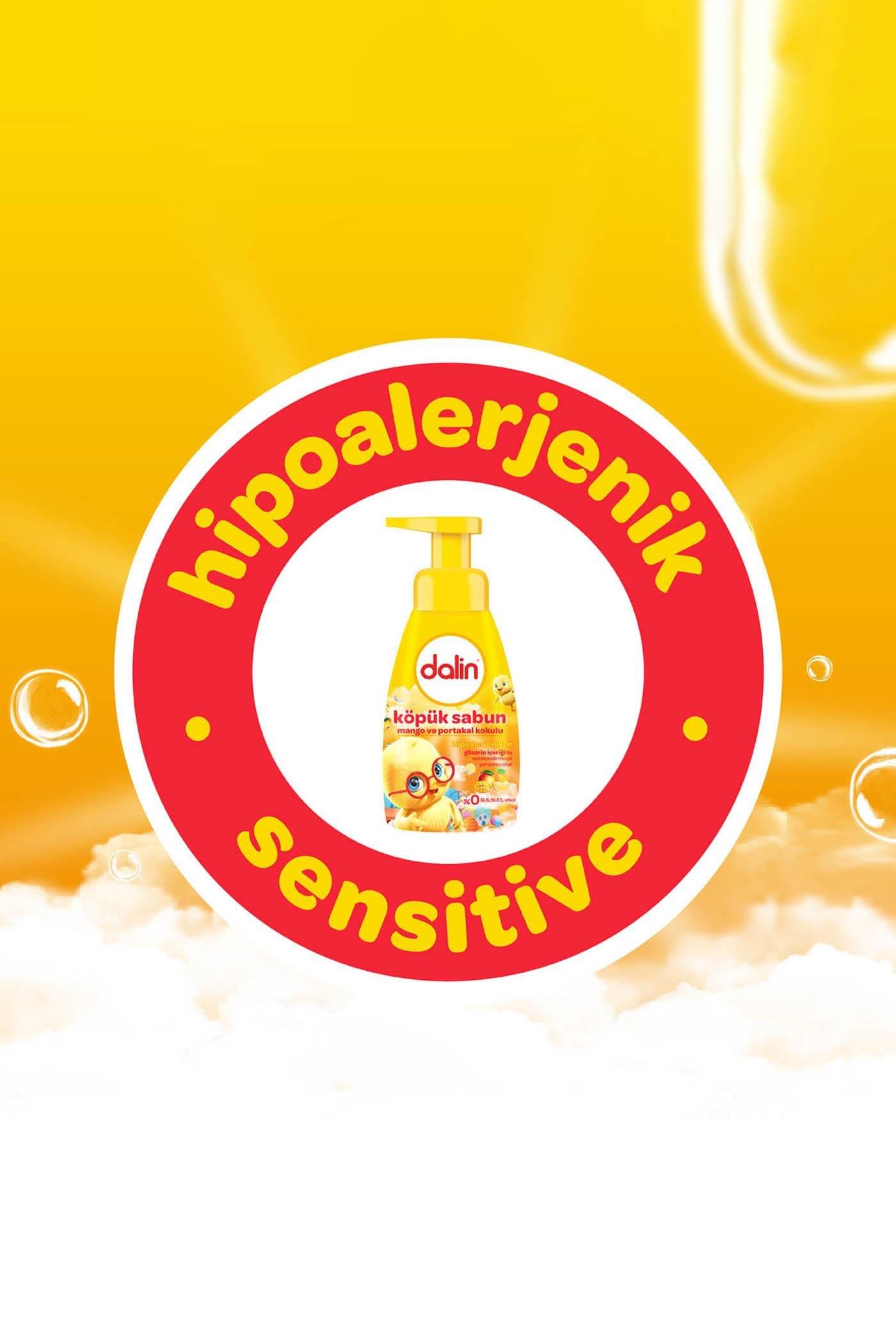 DalinDalin Köpük El Sabunu Mango ve Portakal Kokulu 200 ml 4'lüDalin Köpük El Sabunu Mango ve Portakal Kokulu 200 ml Fiyatı ve Özellikleri | Mutlufiyatlar