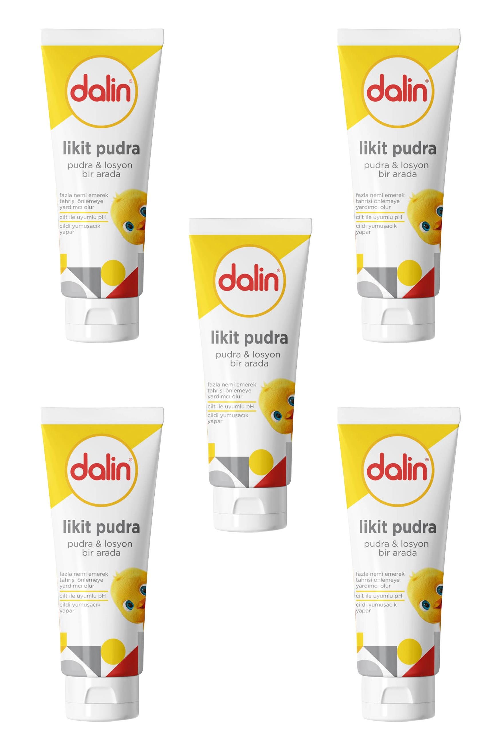 DalinDalin Likit Pudra - Losyon 100 ml 5'liDalin Likit Pudra 100 ml Fiyatı ve Özellikleri | Mutlufiyatlar