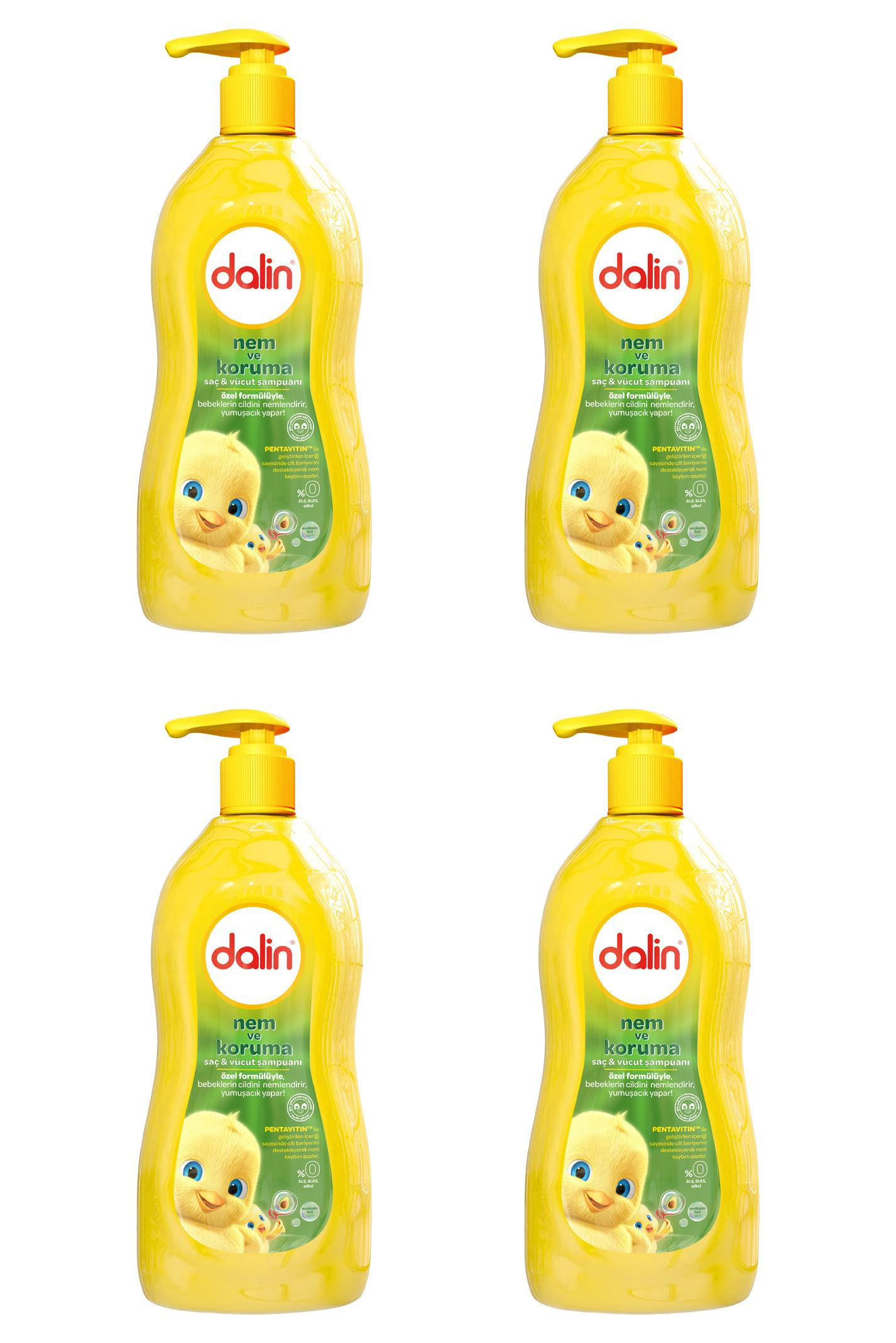 DalinDalin Şampuan Nem ve Koruma Pompalı 700 ml 4'lüDalin Şampuan Nem ve Koruma Pompalı 700 ml Fiyatı ve Özellikleri | Mutlufiyatlar