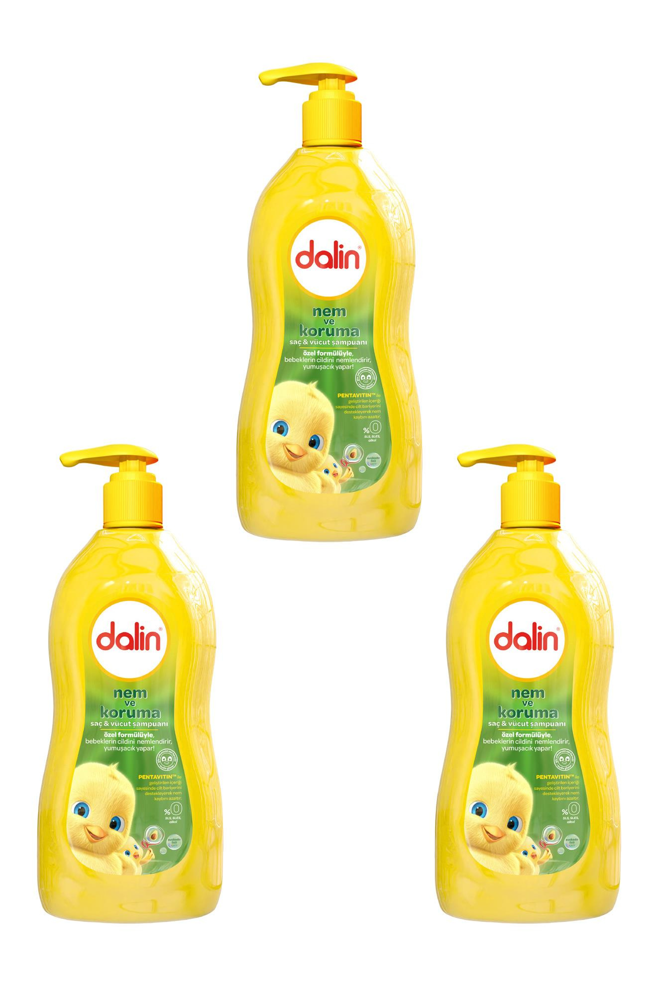 DalinDalin Şampuan Nem ve Koruma Pompalı 700 ml 3'lüDalin Şampuan Nem ve Koruma Pompalı 700 ml Fiyatı ve Özellikleri | Mutlufiyatlar