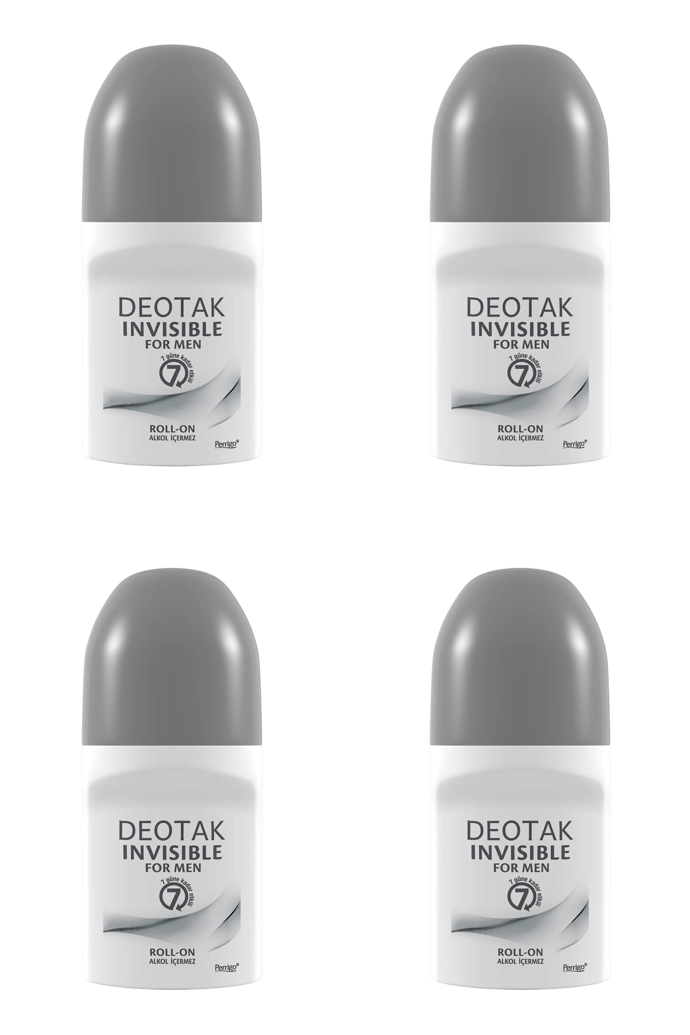 DeotakDeotak Invisible Roll-on Men Erkekler İçin 35 ml 4'lüDeotak Invisible Roll-on Men 35 ml Fiyatı ve Özellikleri | Mutlufiyatlar