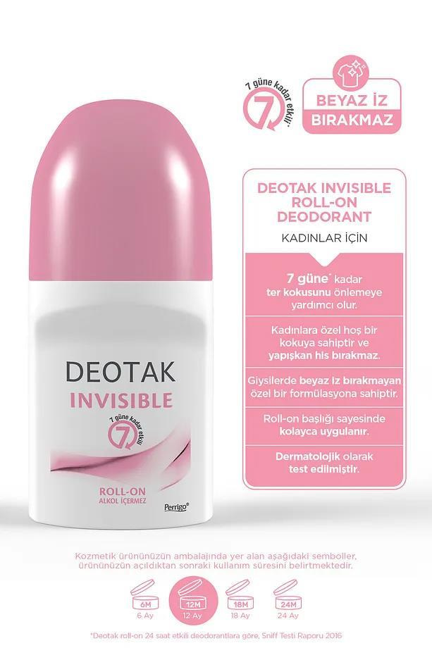DeotakDeotak Invisible Roll-On Women Kadınlar İçin 35 ml 4'lüDeotak Invisible Roll-On Women 35 ml Fiyatı ve Özellikleri | Mutlufiyatlar