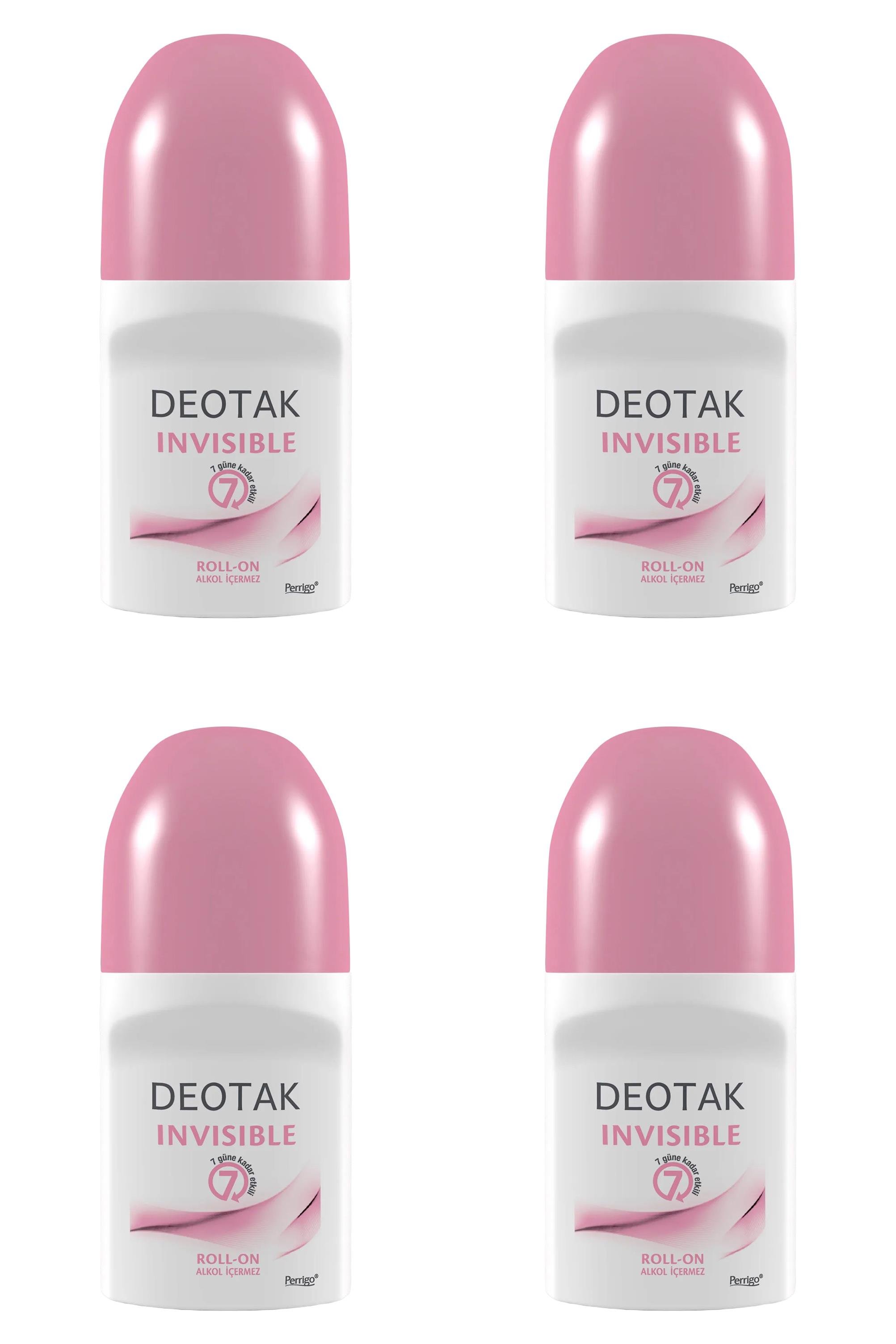 DeotakDeotak Invisible Roll-On Women Kadınlar İçin 35 ml 4'lüDeotak Invisible Roll-On Women 35 ml Fiyatı ve Özellikleri | Mutlufiyatlar
