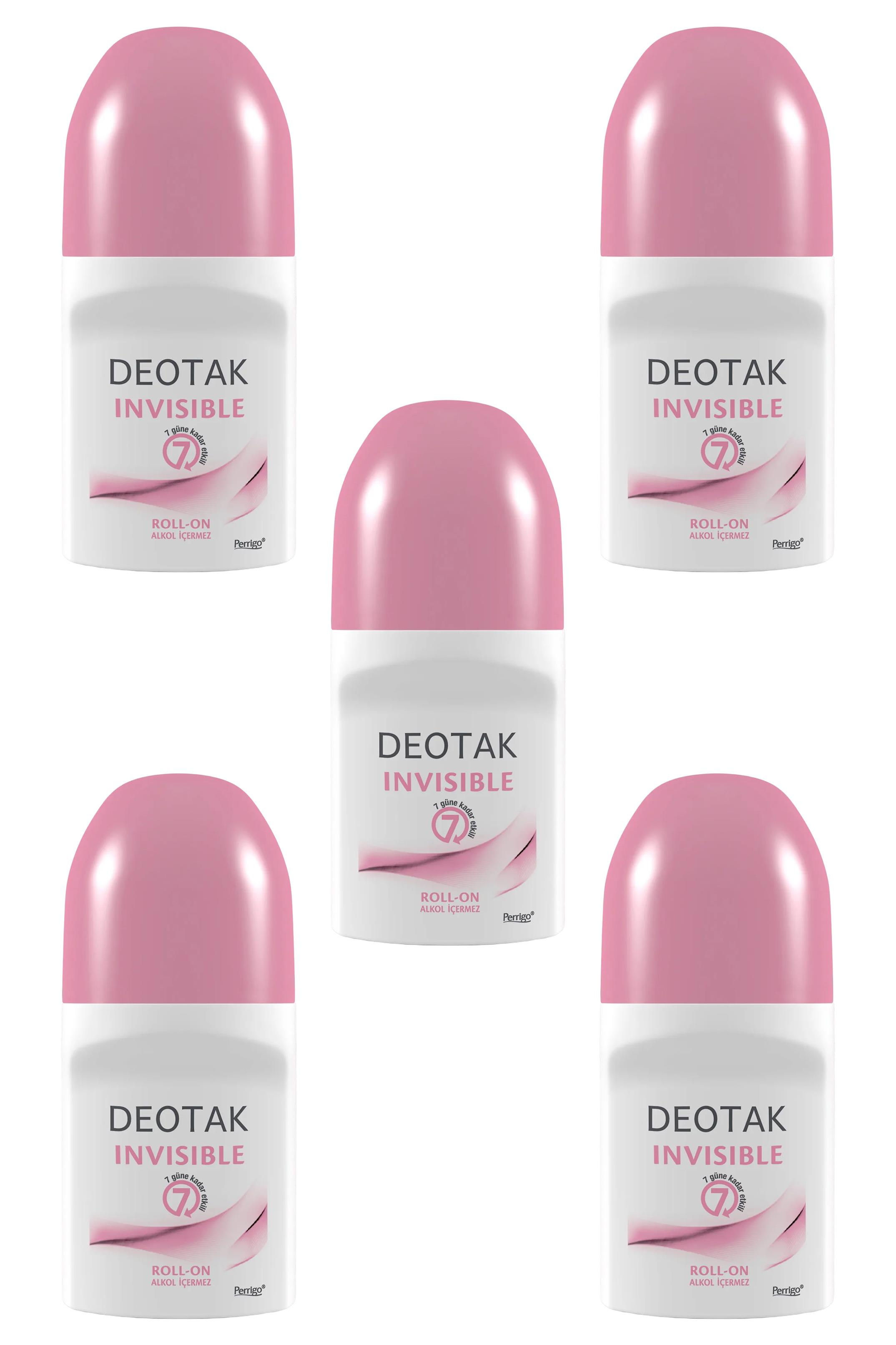 DeotakDeotak Invisible Roll-On Women Kadınlar İçin 35 ml 5'liDeotak Invisible Roll-On Women 35 ml Fiyatı ve Özellikleri | Mutlufiyatlar