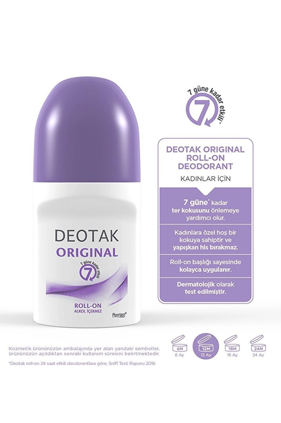 DeotakDeotak Roll-On Original Kadınlar İçin 35 ml 5'liDeotak Roll-On Original Unisex 35 ml Fiyatı ve Özellikleri | Mutlufiyatlar