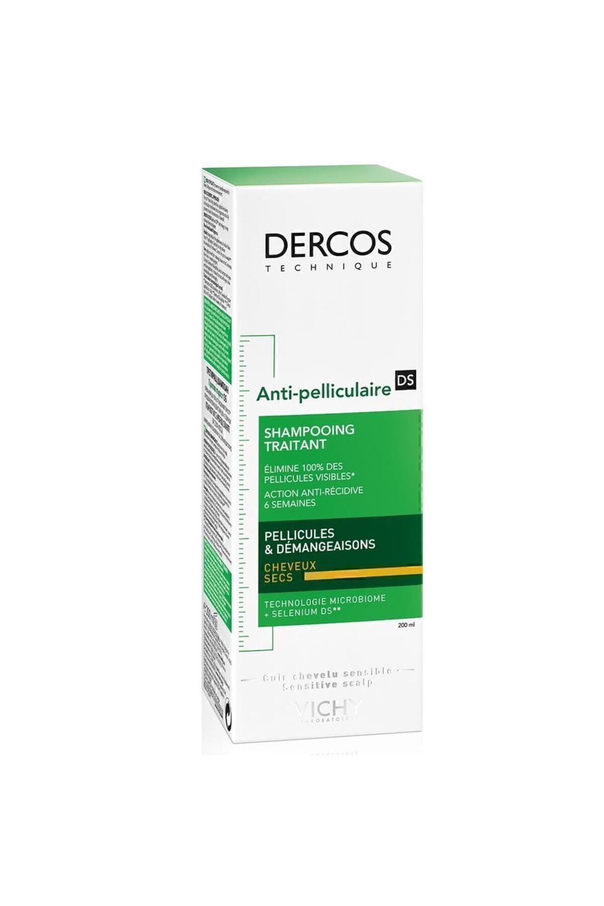 Dercos Kuru Saçlar Için Kepek Karşıtı Saç Bakım Şampuanı 200 ml