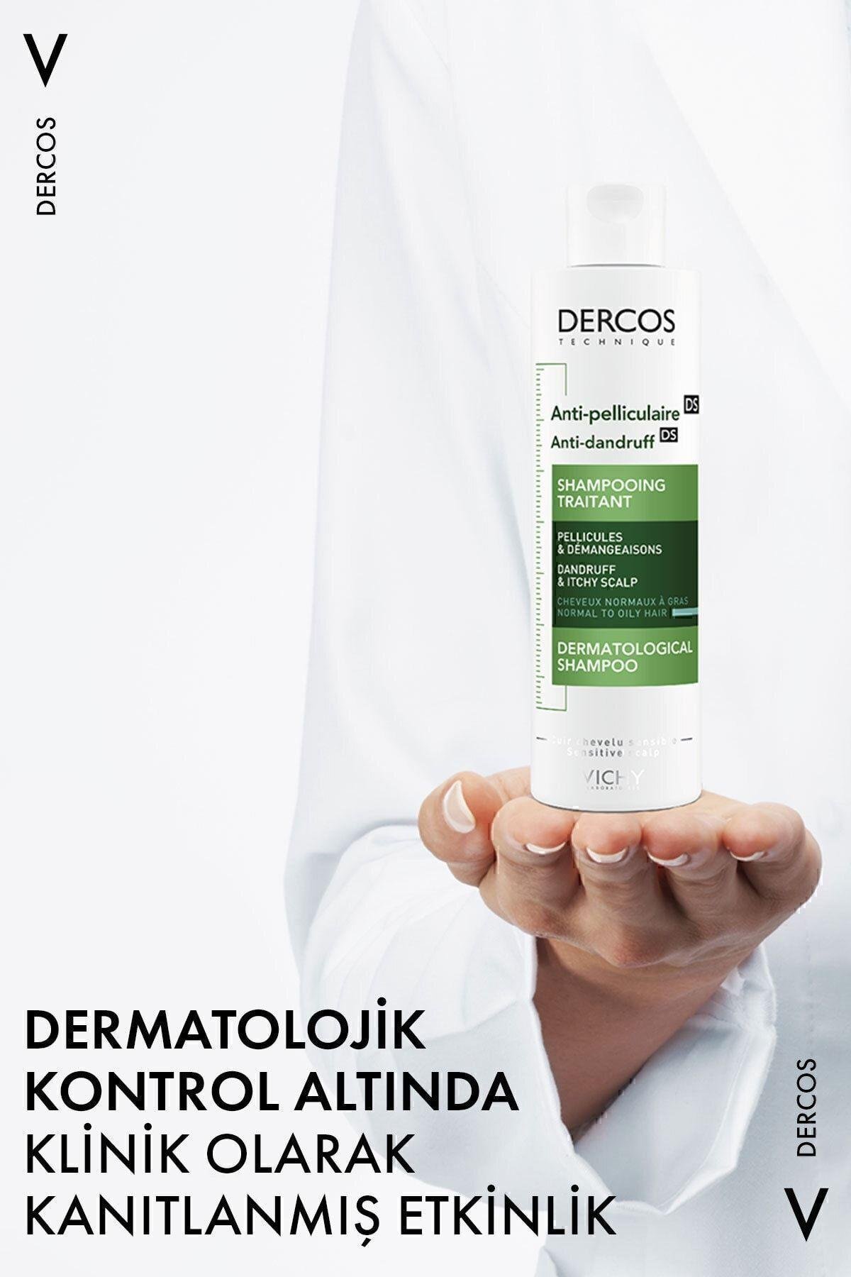 Dercos Normal/yağlı Saçlar Için Kepek Karşıtı Saç Bakım Şampuanı 200 ml