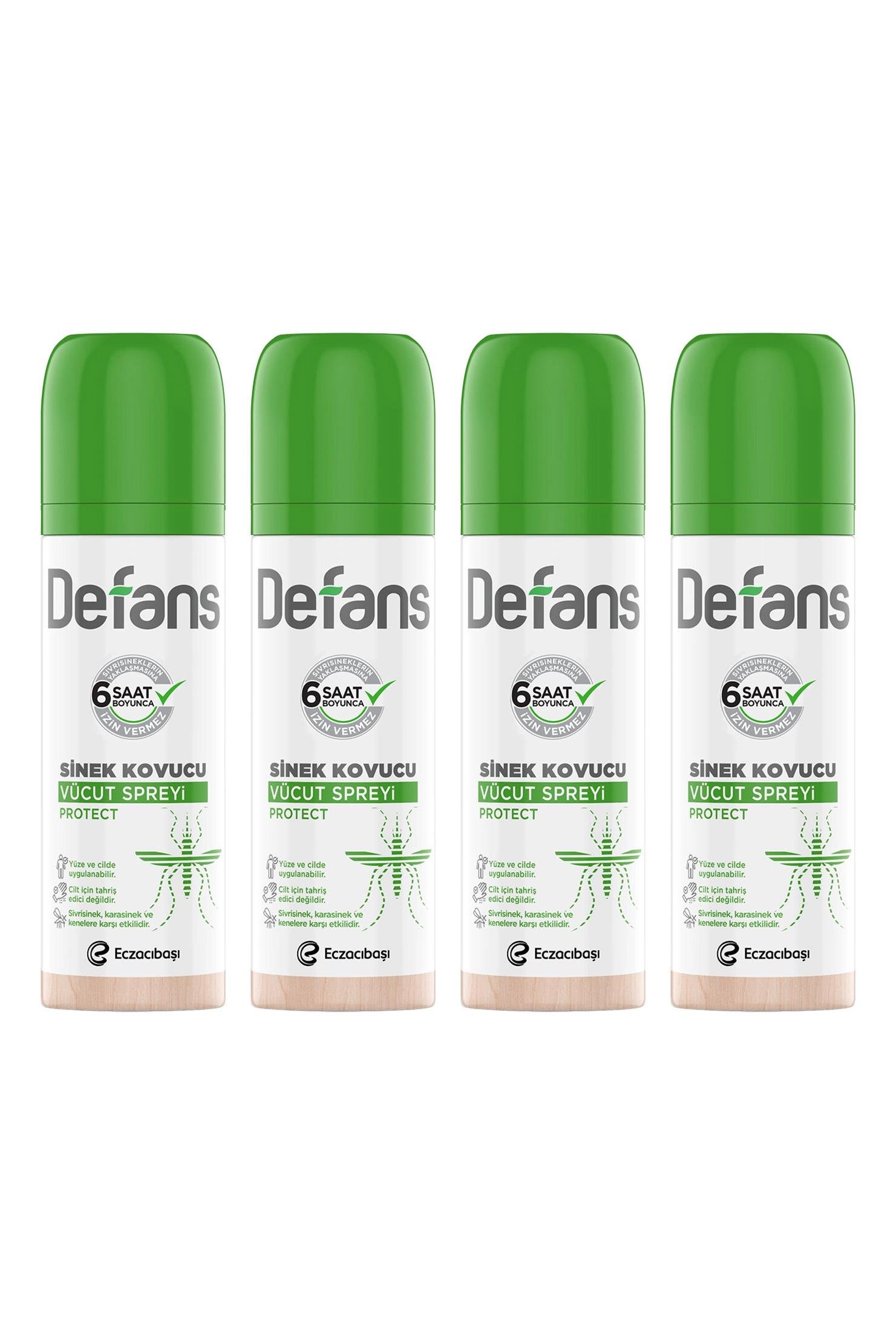 DetanDetan Defans Protect Sinek Kovucu Vücut Spreyi 100 ml 4'lüDetan Defans Protect Sinek Kovucu Vücut Spreyi 100 ml Fiyatı ve Özellikleri | Mutlufiyatlar