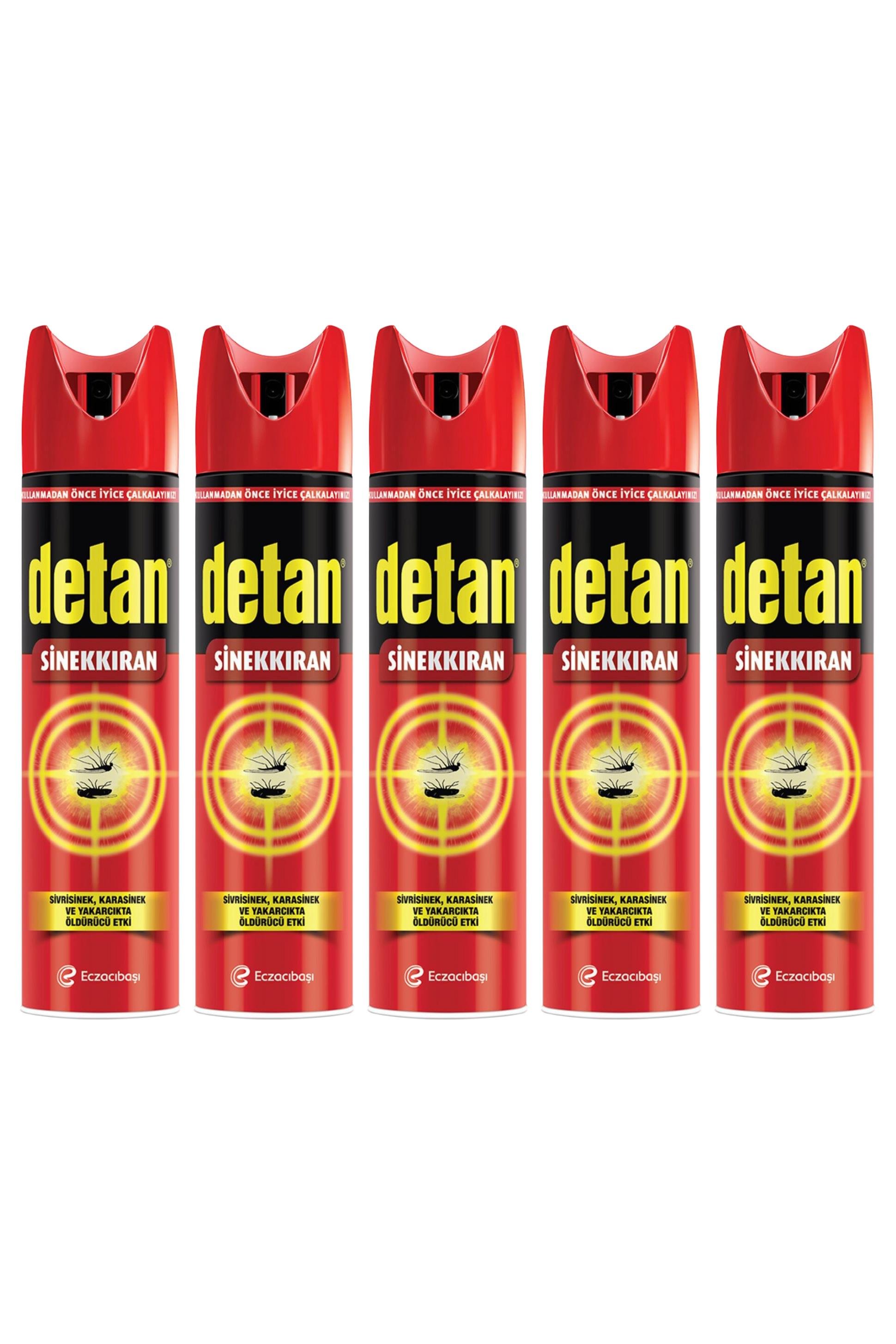 DetanDetan Sinekkıran Sinek Kovucu Sprey 275 ml 5'liDetan Sinekkıran Sprey 275 ml Fiyatı ve Özellikleri | Mutlufiyatlar
