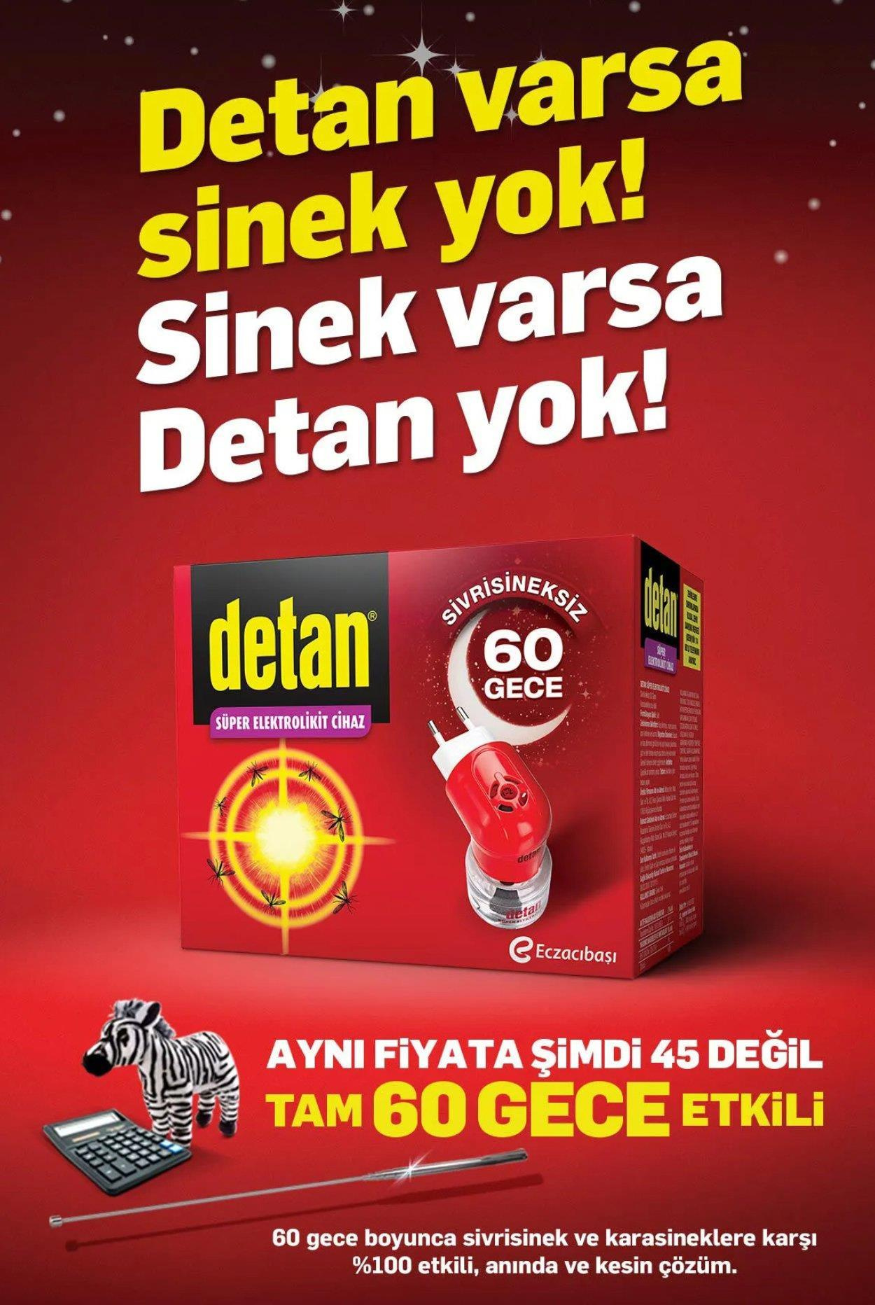 DetanDetan Süper Elektrolikit Yedek Şişe Sivrisinek ve Karasinekler Kovucu 60 Gece 3'lüDetan Elektro Likit Super 60 Gece Yedek Fiyatı ve Özellikleri | Mutlufiyatlar