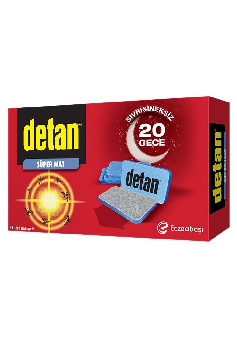DetanDetan Süper Mat Sivrisinek Kovucu 20 TabletDetan Süper Mat Tablet 20 Gece Fiyatı ve Özellikleri | Mutlufiyatlar