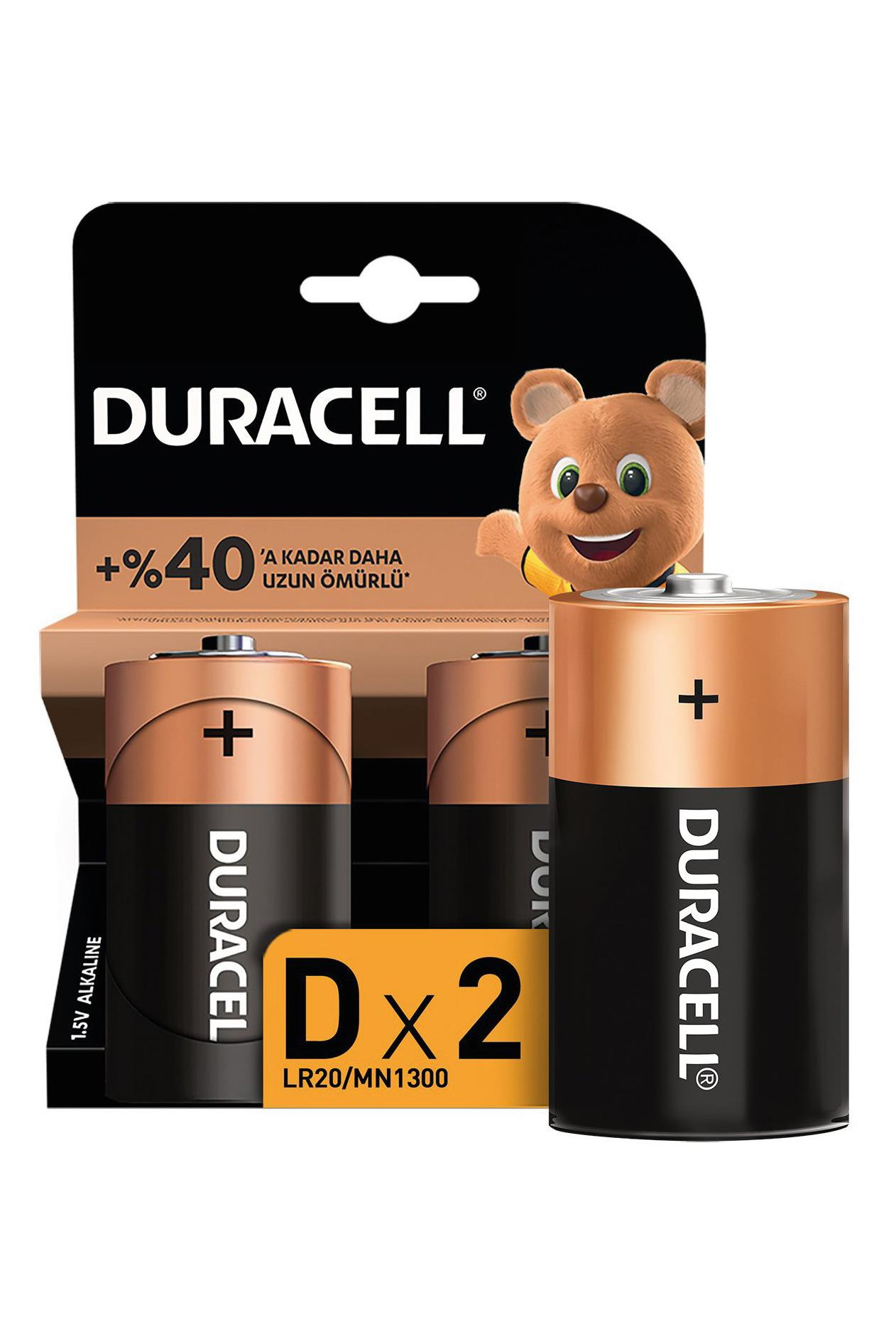 DuracellDuracell D Büyük Pil 2 AdetDuracell D Büyük Pil 2li Fiyatı ve Özellikleri | Mutlufiyatlar