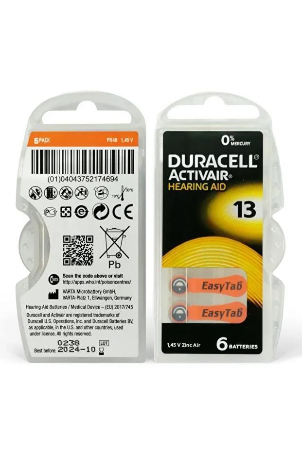 DuracellDuracell İşitme Cihazı Pili 13 4'lüDuracell İşitme Cihazı Pili 13 Fiyatı ve Özellikleri | Mutlufiyatlar
