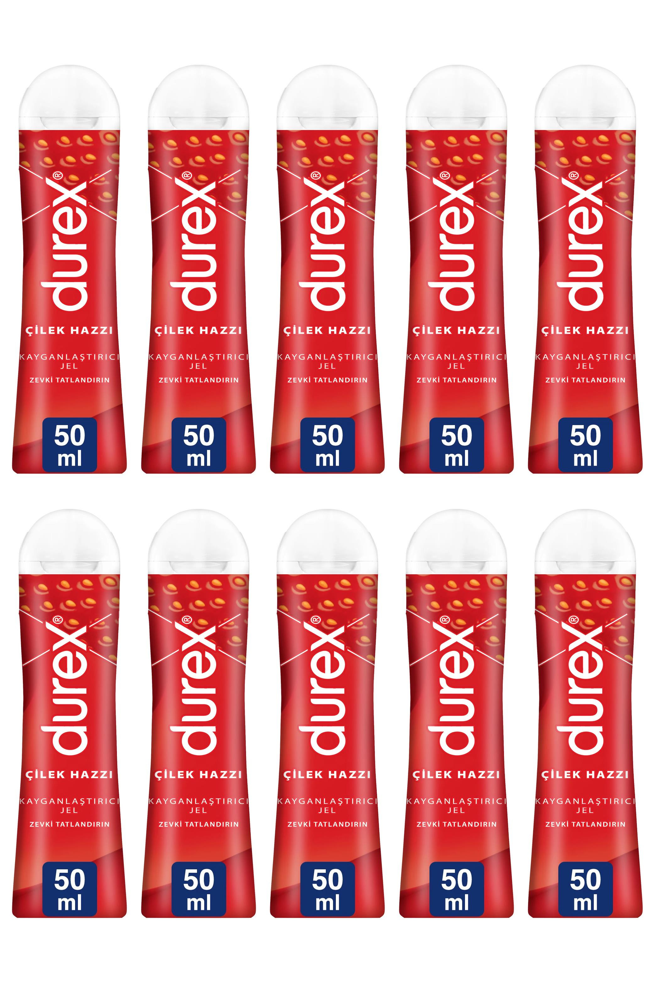 Durex Durex Kayganlaştırıcı Jel Çilek Hazzı 50 ml 10'luDurex Play Kayganlaştırıcı Jel Çilek Hazzı 50 ml Fiyatı ve Özellikleri | Mutlufiyatlar