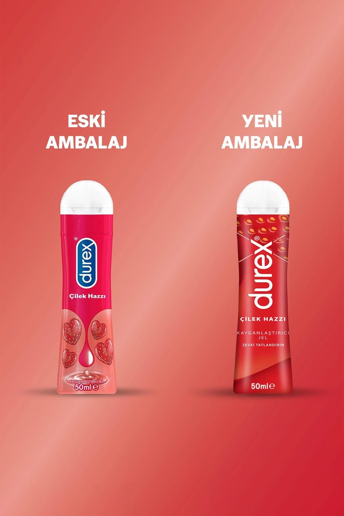 Durex Durex Kayganlaştırıcı Jel Çilek Hazzı 50 ml 3'lüDurex Play Kayganlaştırıcı Jel Çilek Hazzı 50 ml Fiyatı ve Özellikleri | Mutlufiyatlar