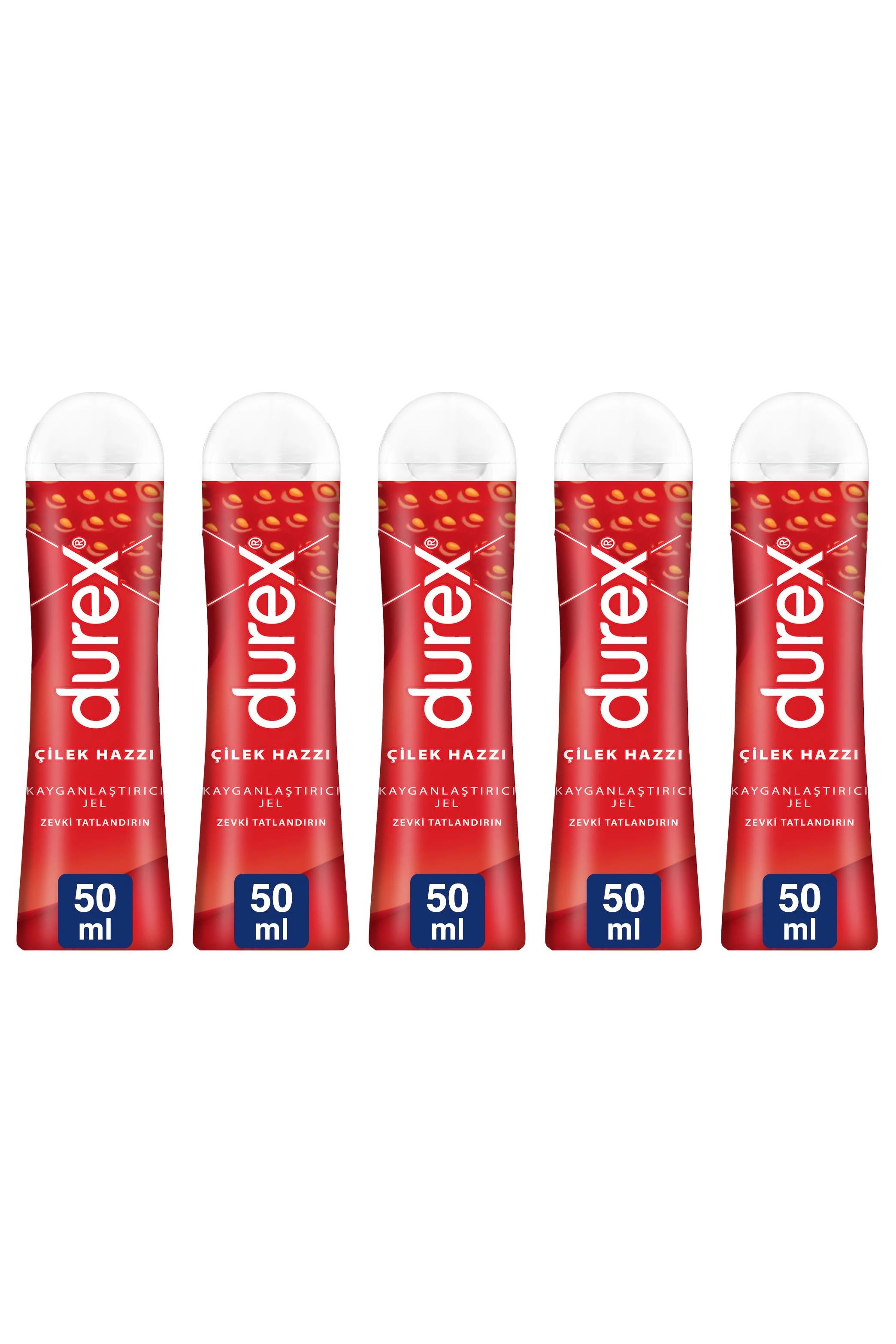 Durex Durex Kayganlaştırıcı Jel Çilek Hazzı 50 ml 5'liDurex Play Kayganlaştırıcı Jel Çilek Hazzı 50 ml Fiyatı ve Özellikleri | Mutlufiyatlar