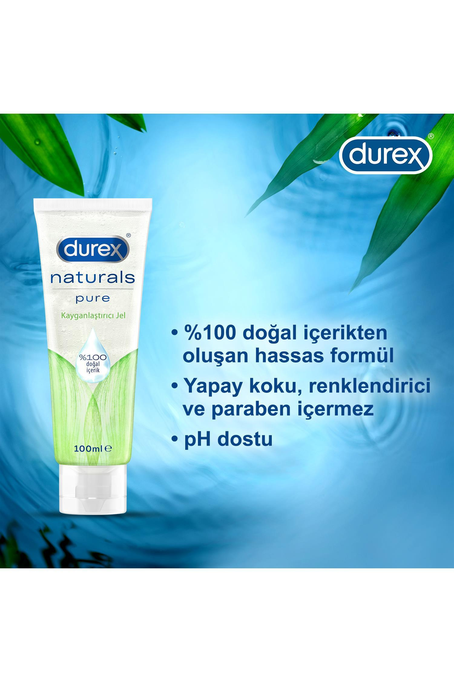 Durex Durex Kayganlaştırıcı Jel Naturals Pure 100 ml 5'liDurex Naturals Pure Kayganlaştırıcı Jel 100 ml Fiyatı ve Özellikleri | Mutlufiyatlar