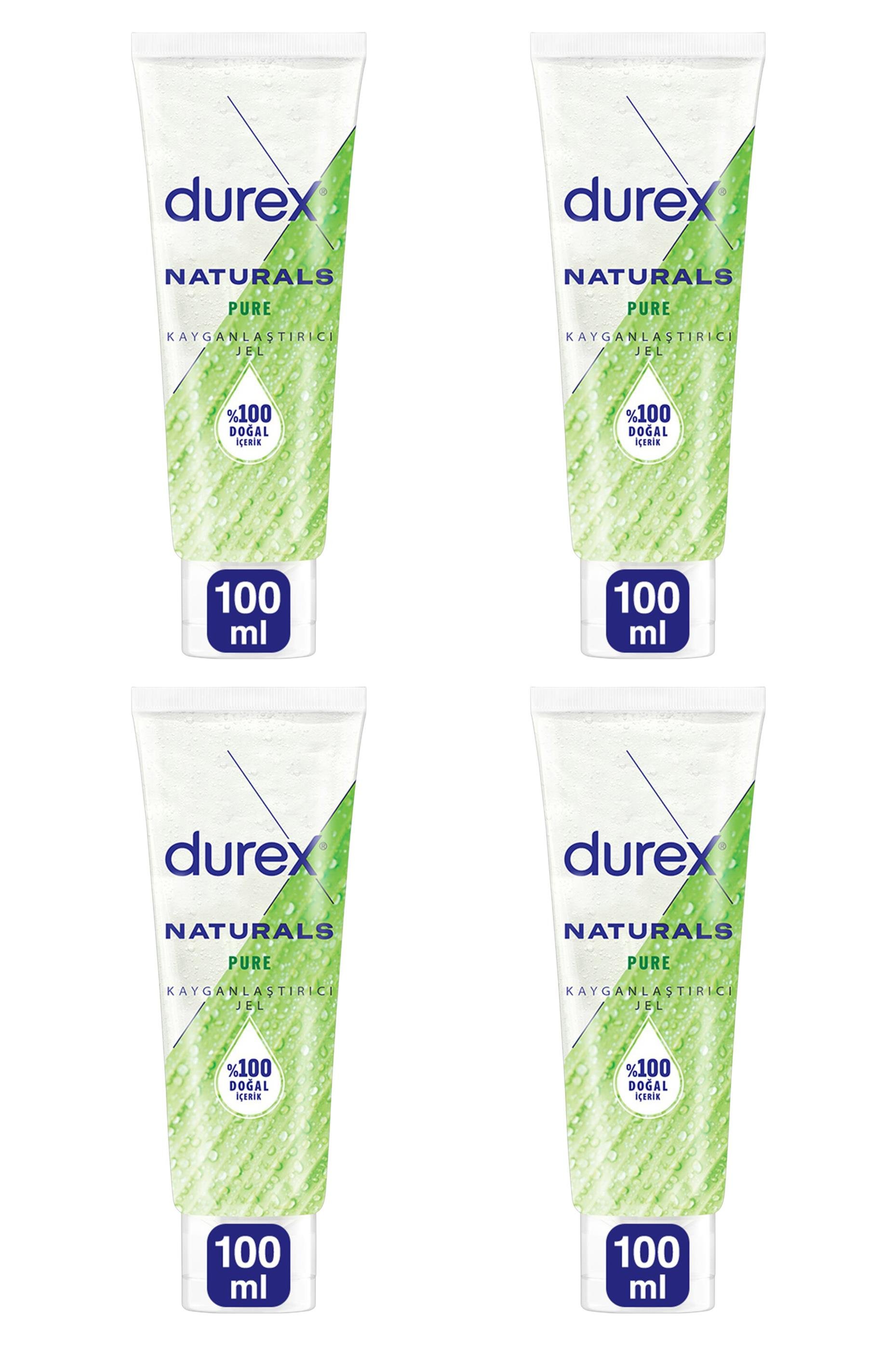 Durex Durex Kayganlaştırıcı Jel Naturals Pure 100 ml 4'lüDurex Naturals Pure Kayganlaştırıcı Jel 100 ml Fiyatı ve Özellikleri | Mutlufiyatlar