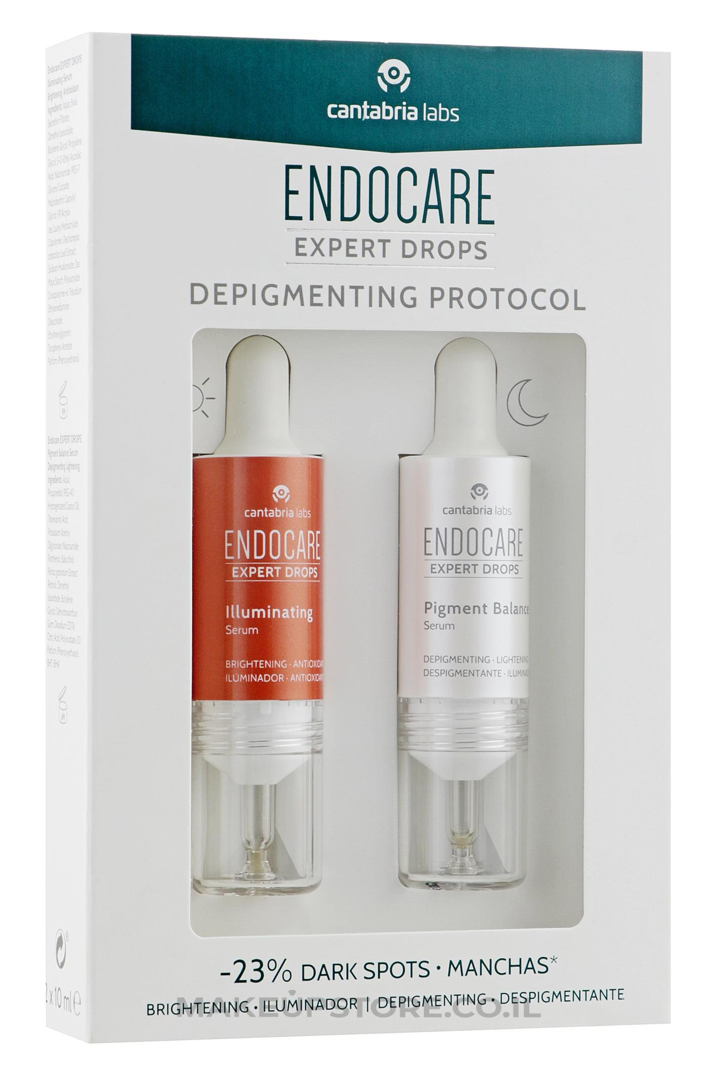 EndocareEndocare Depigmenting Protocol İlluminating Serum 10 ml + Pigment Balance Serum 10 mlEndocare Depigmenting Protocol İlluminating Serum 10 ml + Pigment Balance Serum 10 ml Fiyatı ve Özellikleri | Mutlufiyatlar