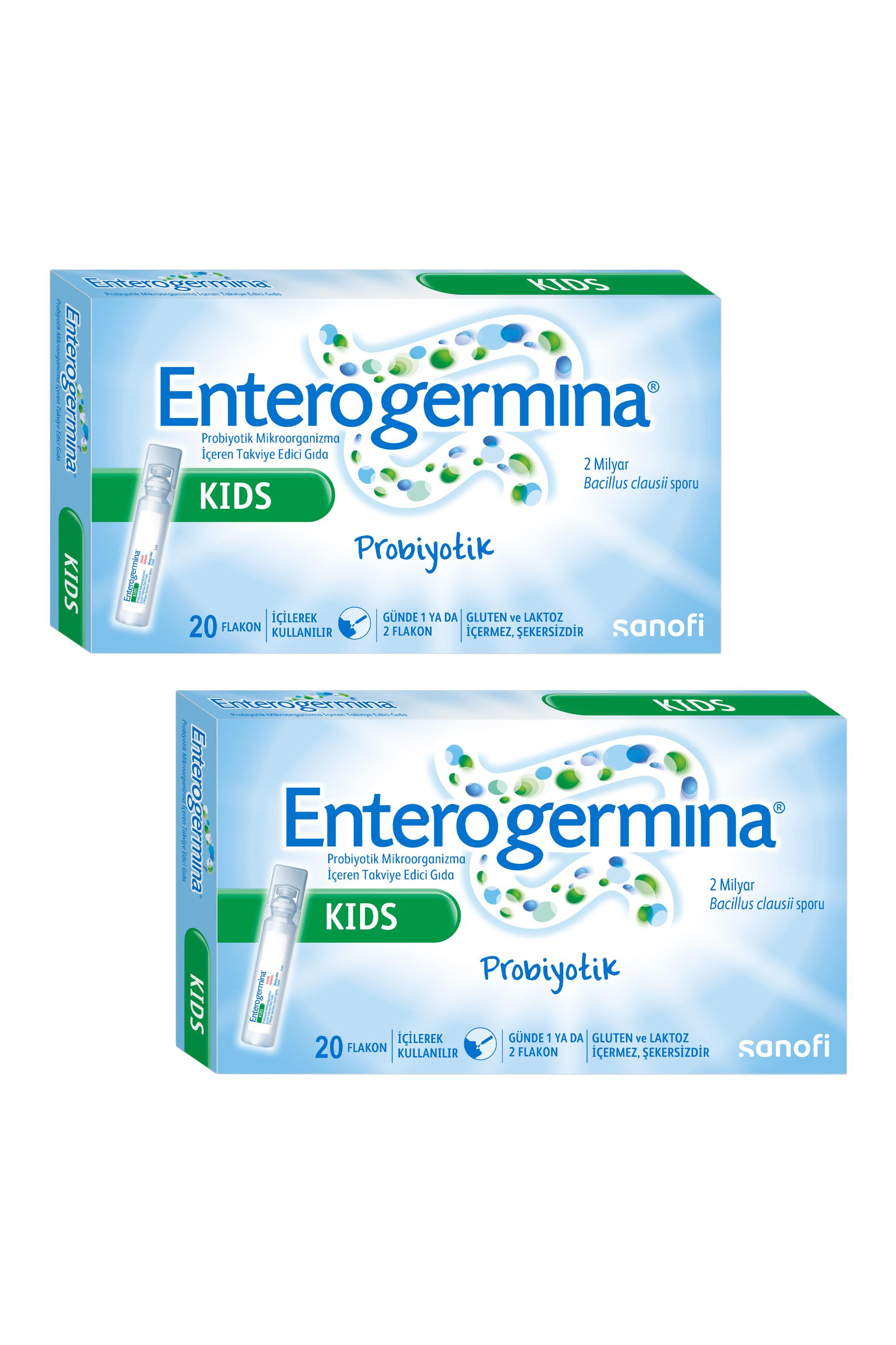 EnterogerminaEnterogermina Kids 5 ml × 20 Flakon 2'liEnterogermina Kids 5 ml × 20 Flakon Fiyatı ve Özellikleri | Mutlufiyatlar