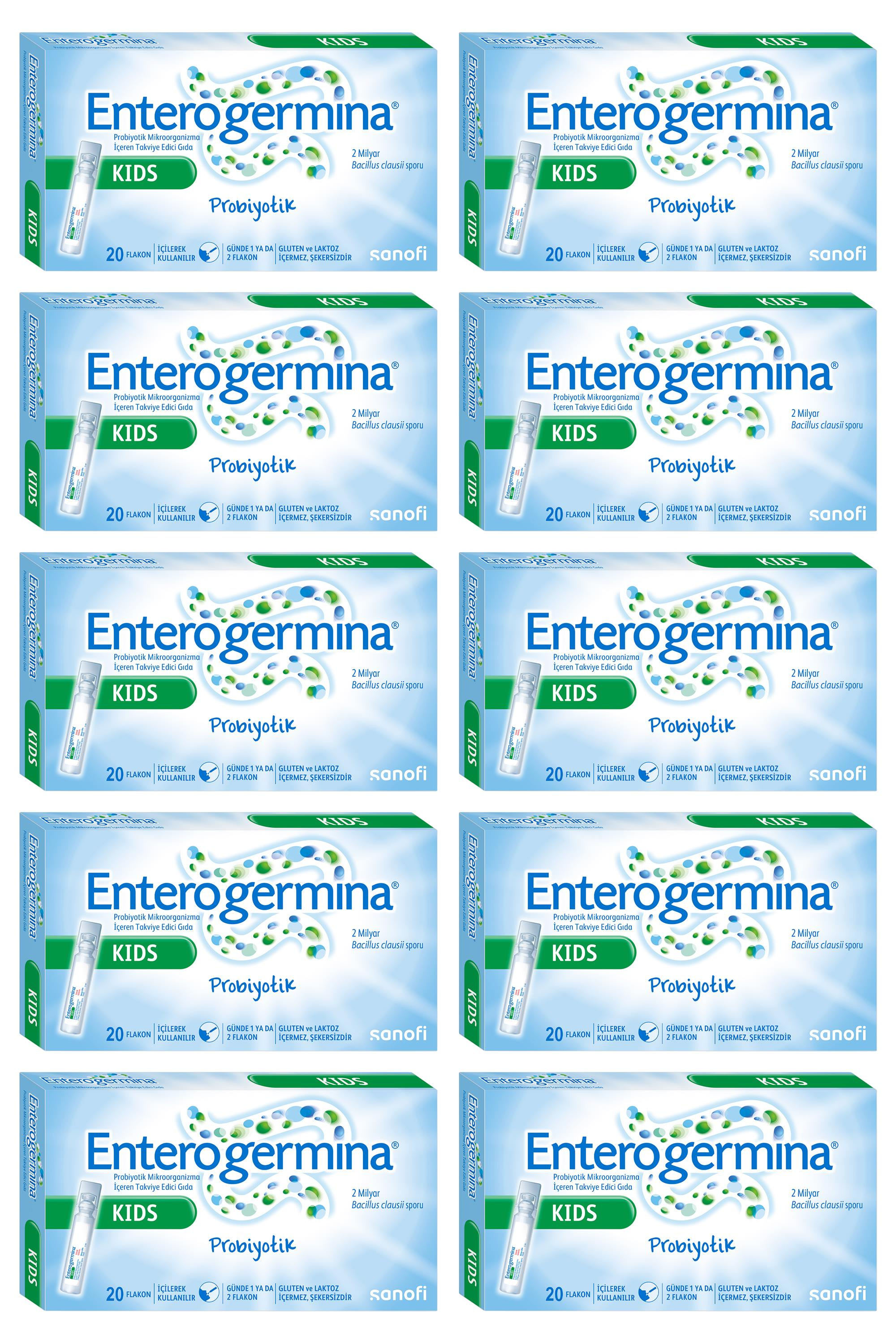 EnterogerminaEnterogermina Kids 5 ml × 20 Flakon 10'luEnterogermina Kids 5 ml × 20 Flakon Fiyatı ve Özellikleri | Mutlufiyatlar