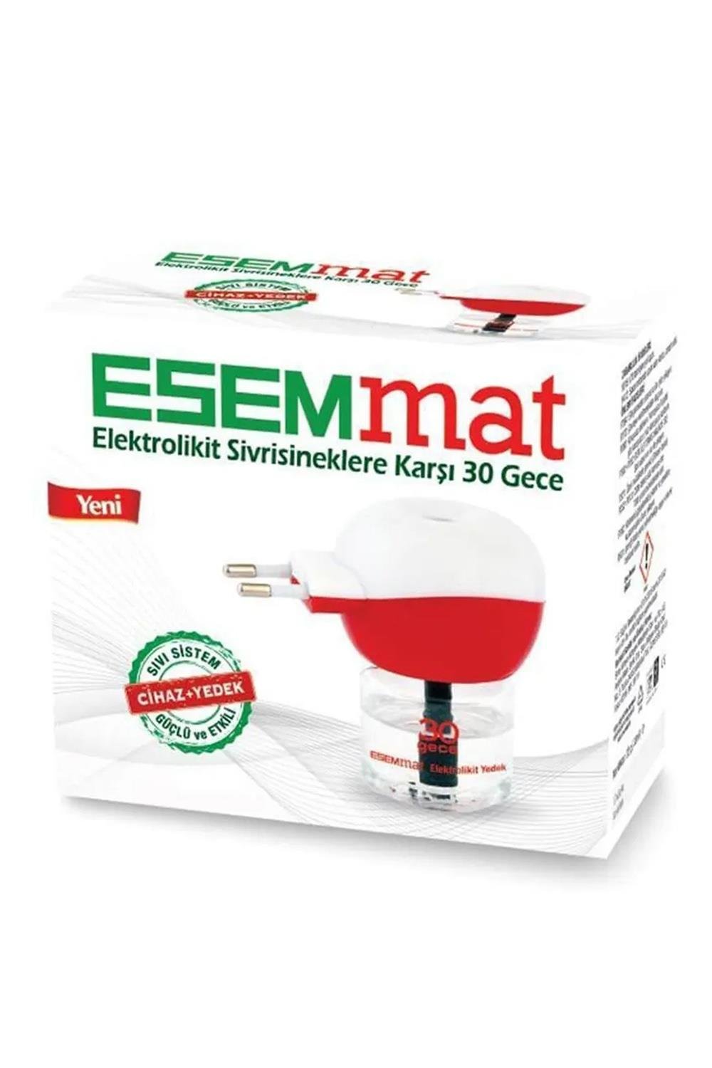 EsemmatEsemmat Elektrolikit Set 30 Gece ve YedekEsemmat Elektrolikit Set 30 Gece | Gece Boyunca Etkili Koruma